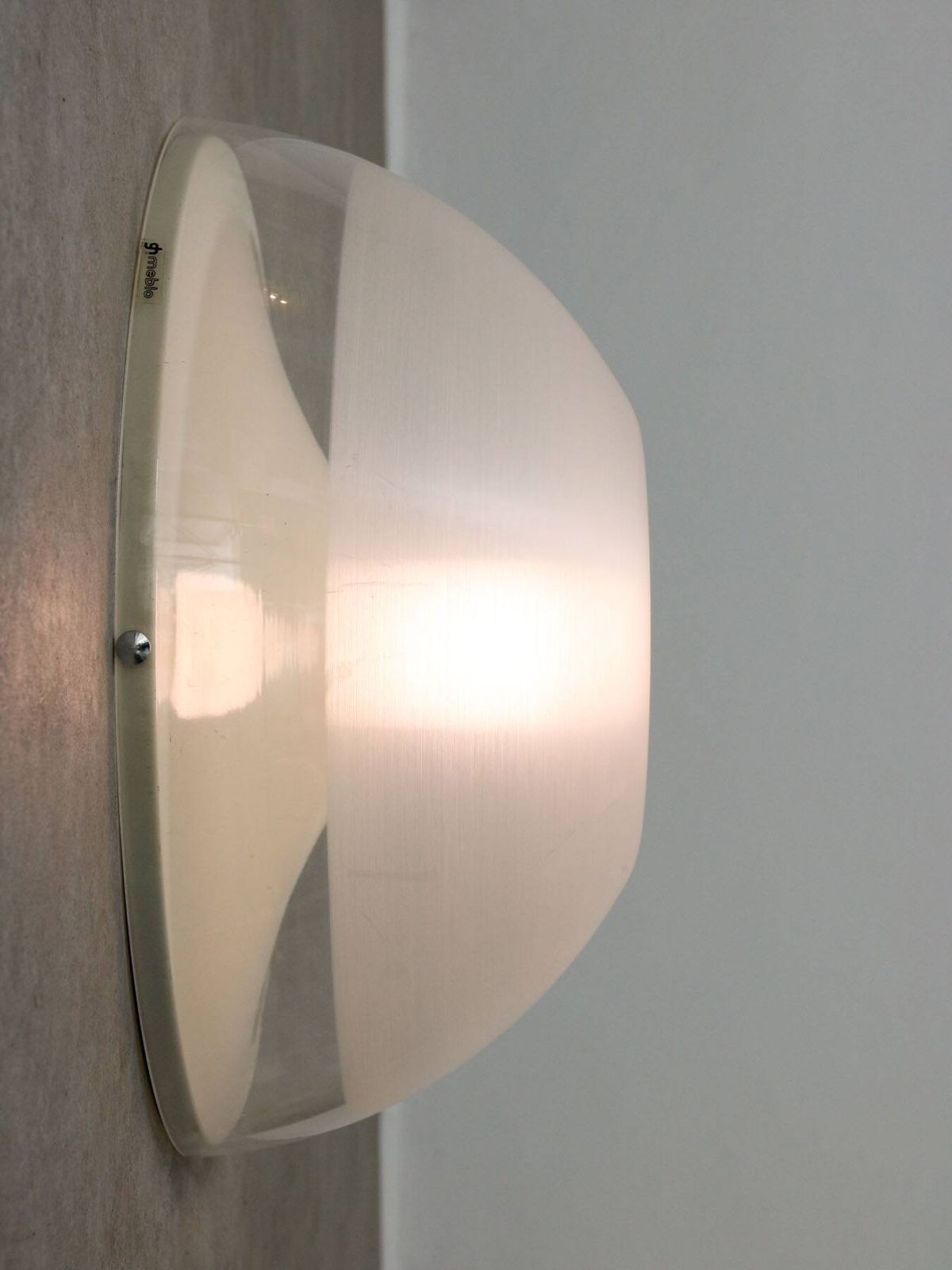 Pair Of Tam Tam Wall Or Ceiling Lamps By Yoshiko Hasabe For Guzzini, 1970s photo buy