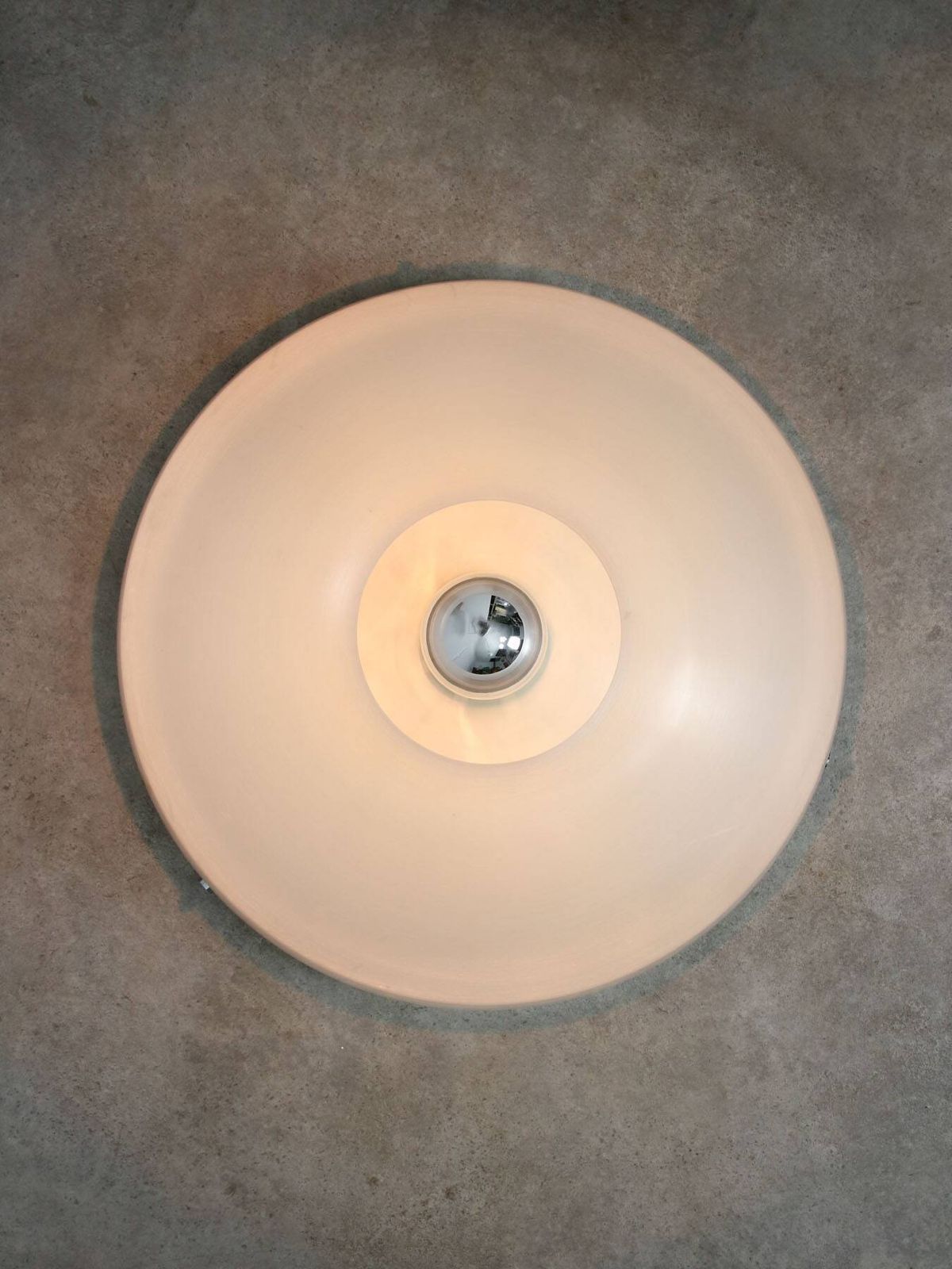 754.0 Pair Of Tam Tam Wall Or Ceiling Lamps By Yoshiko Hasabe For Guzzini, 1970s photo