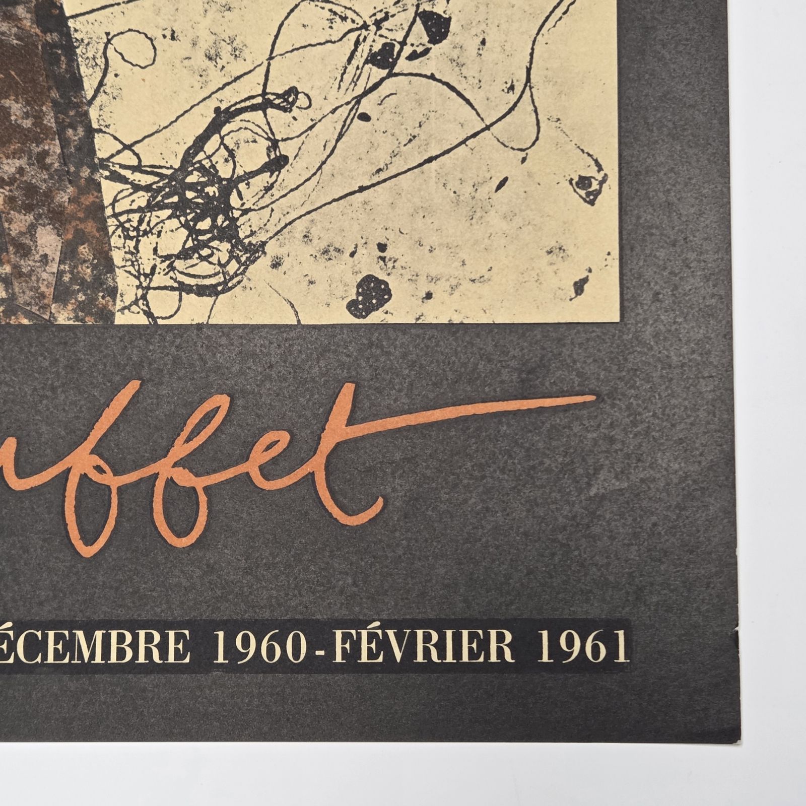 Jean Dubuffet (1901-1985) Musée des Arts Décoratifs - Jean Dubuffet Exhibition, 1960-1961 photo Art