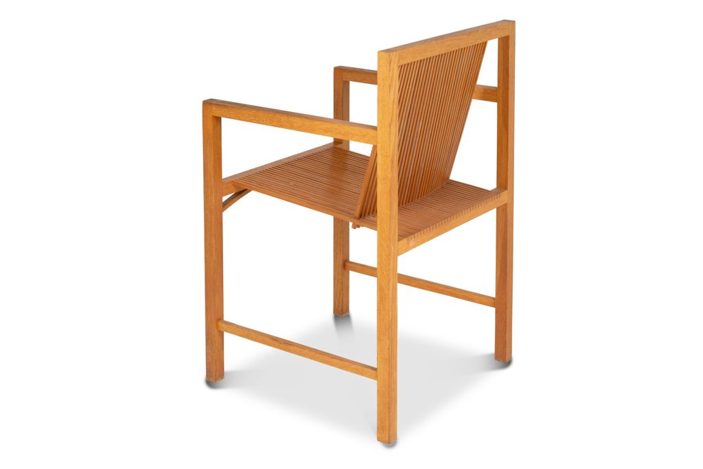 Ruud Jan Kokke. Pair Of Minimalist Oak Armchairs. 1980s photo buy