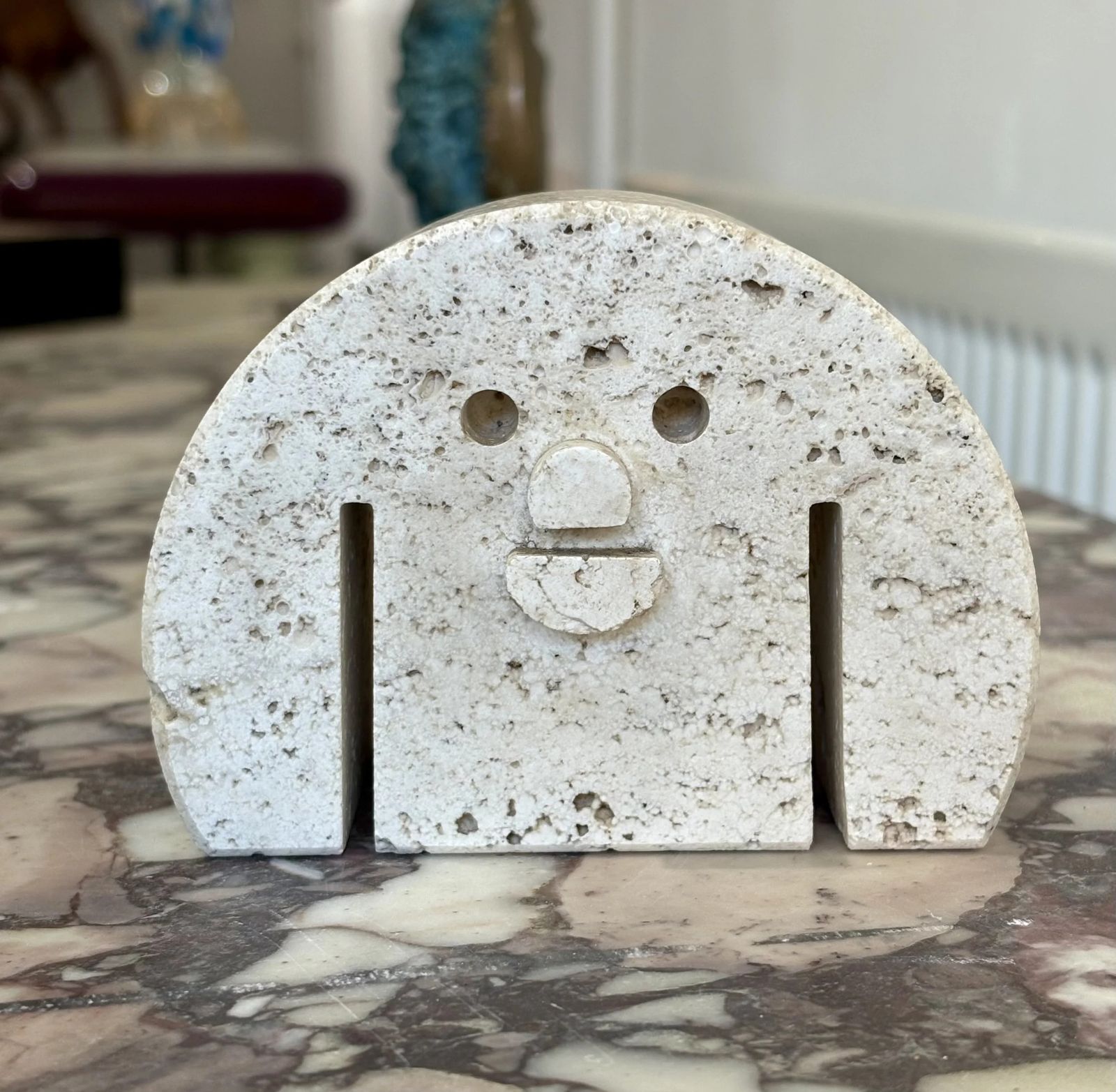 Fratelli Mannelli 1970's Italian Sculpture Of An Elephant Designed By Enzo Mari . Quirky Whimsical Signed And Original Piece From Fratelli Mannelli .