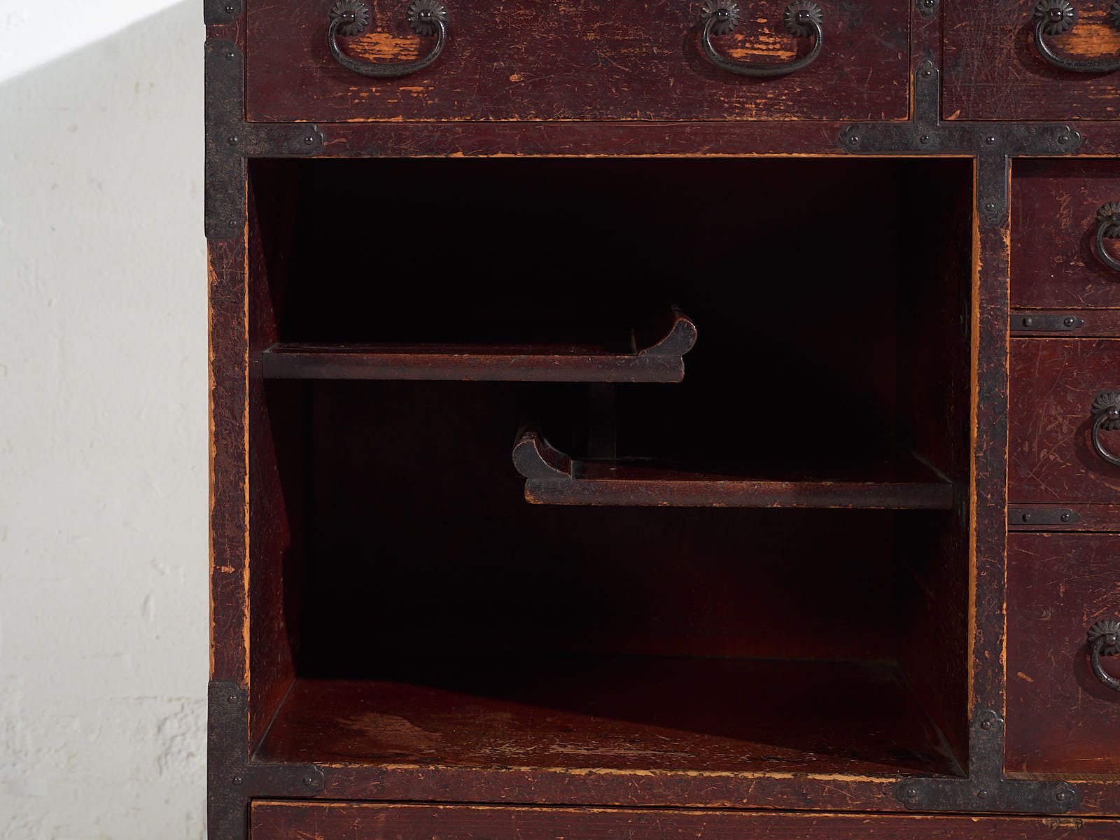 Antique Japanese Cedarwood Merchant's Chest (Choba Dansu), Meiji/Taishō Period (C. 1890 1920) #45 photo 1961.0