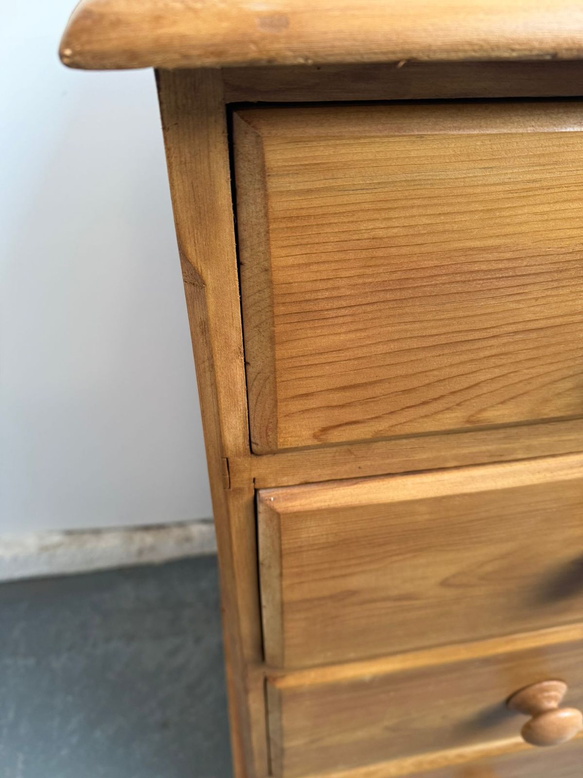 A Cracking Arts & Crafts Waxed Pine 5 Drawer Chest Of Drawers photo buy