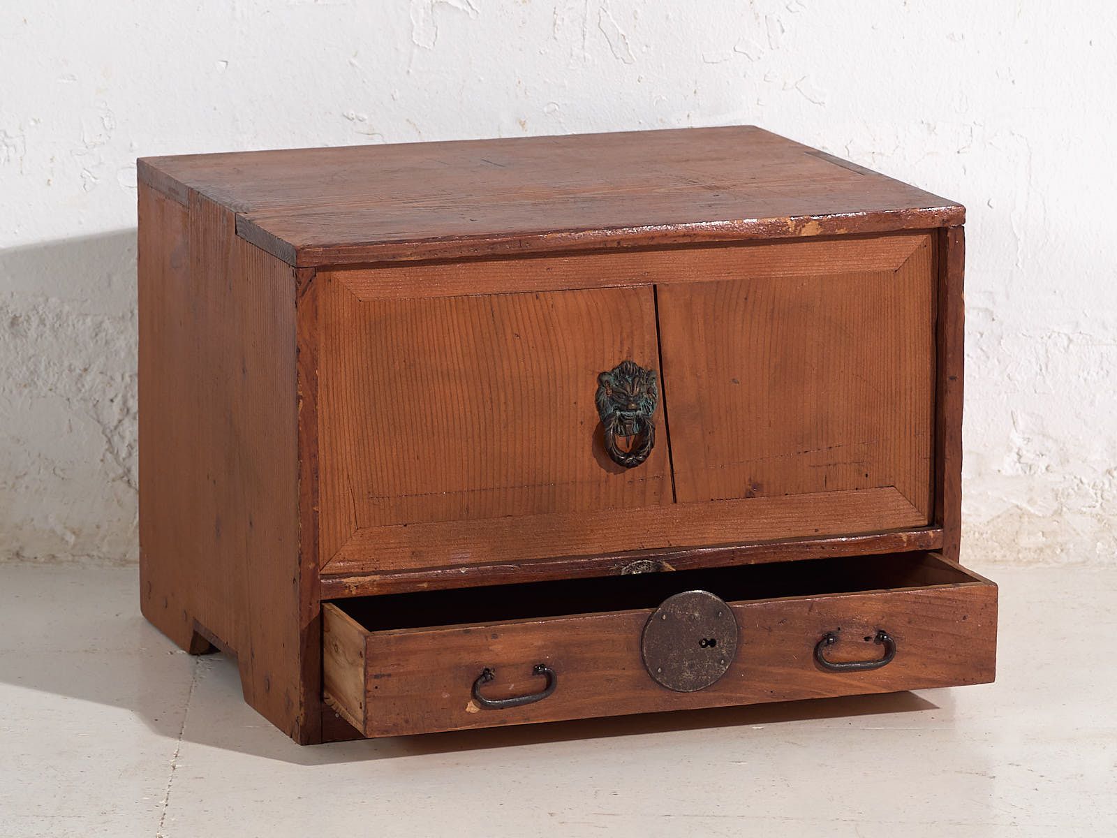 Antique Japanese Cedar Kodansu With Compartments And Bottom Drawer, Early Taishō Showa (C. 1915 1945) #24 photo Furniture