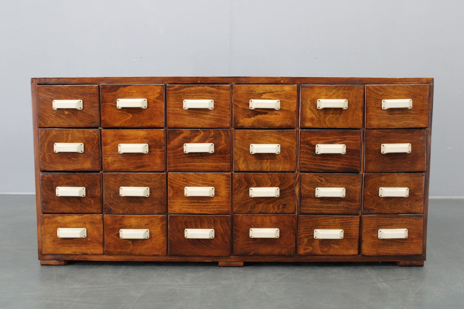 1940s Czechoslovak Industrial Bank Drawer Cabinet photo Furniture