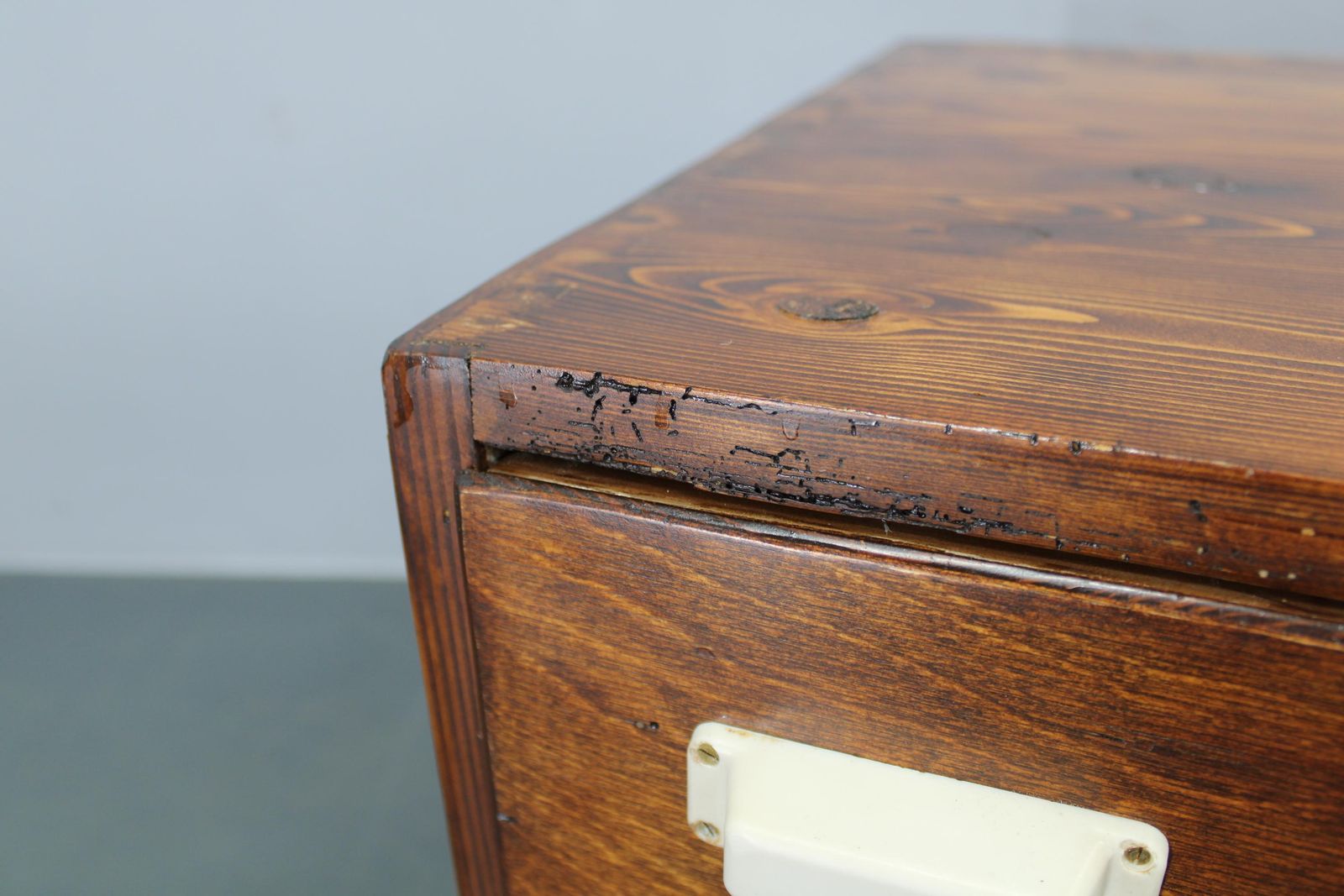 1940s Czechoslovak Industrial Bank Drawer Cabinet photo vintage