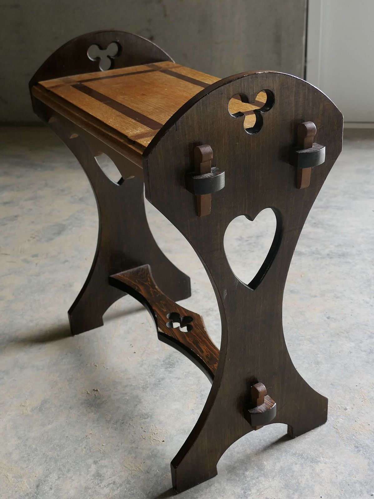 Arts And Crafts Oak Apprentice Piece, Window Seat photo Home Decor
