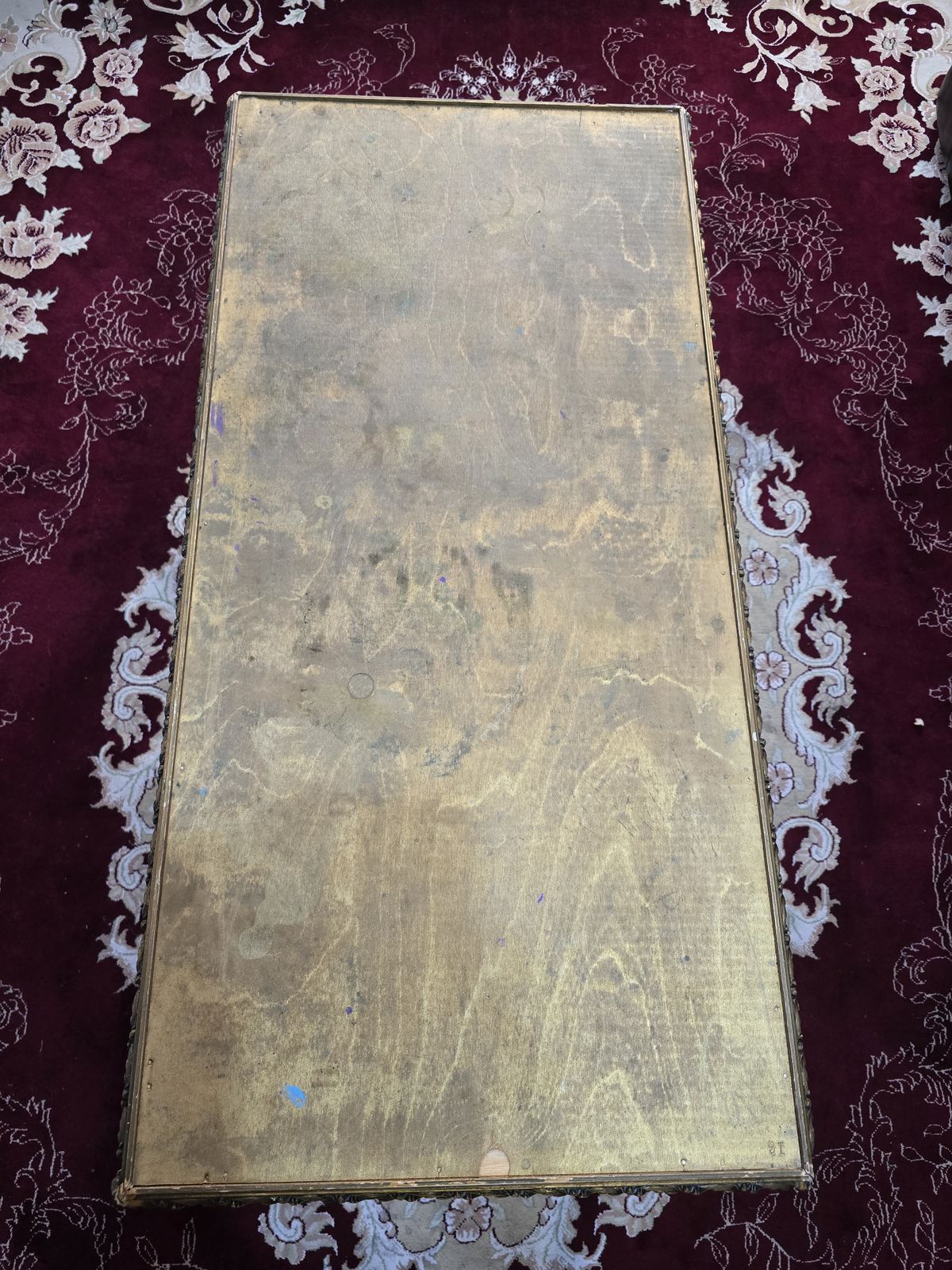 photo buy Antique French Gilt & Mirrored Glass Coffee Table
