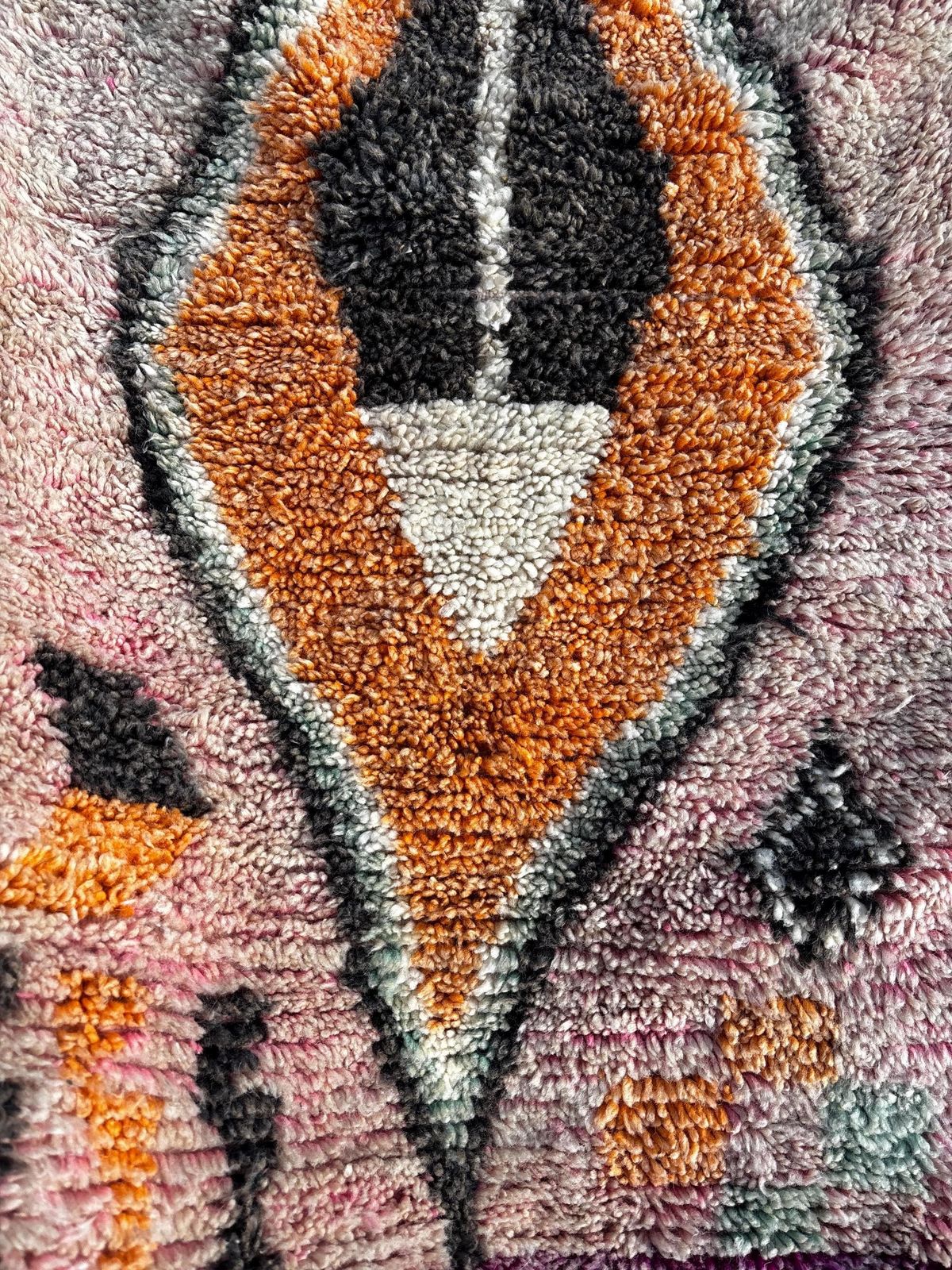 photo for sale Moroccan Green Runner Beni Ourain Rug 80x370 Cm, Living Room Runner Rug, Green Moroccan Wool Rug, Berber Wool Rug, Modern Area Rug.