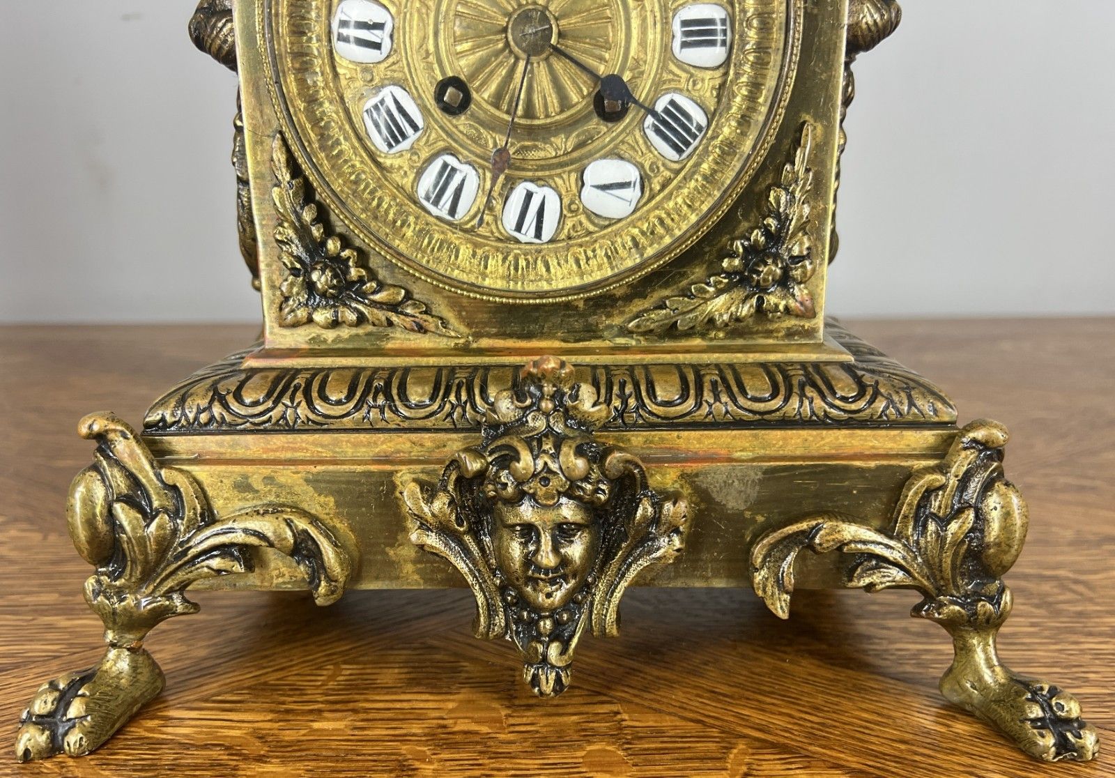 Clock Vintage French Style Clock Garniture With Candelabras Lot 4661 photo vinterior