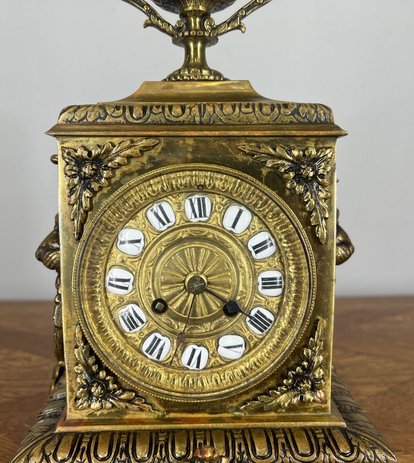 Clock Vintage French Style Clock Garniture With Candelabras Lot 4661 photo buy