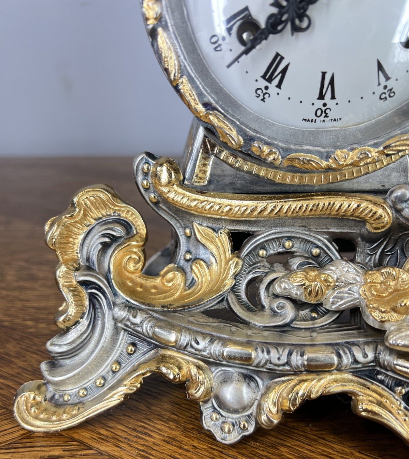 Lancini Imperial Ormolu Gilt Brass Mantle Clock With Candelabras  Lot 4641 photo vintage