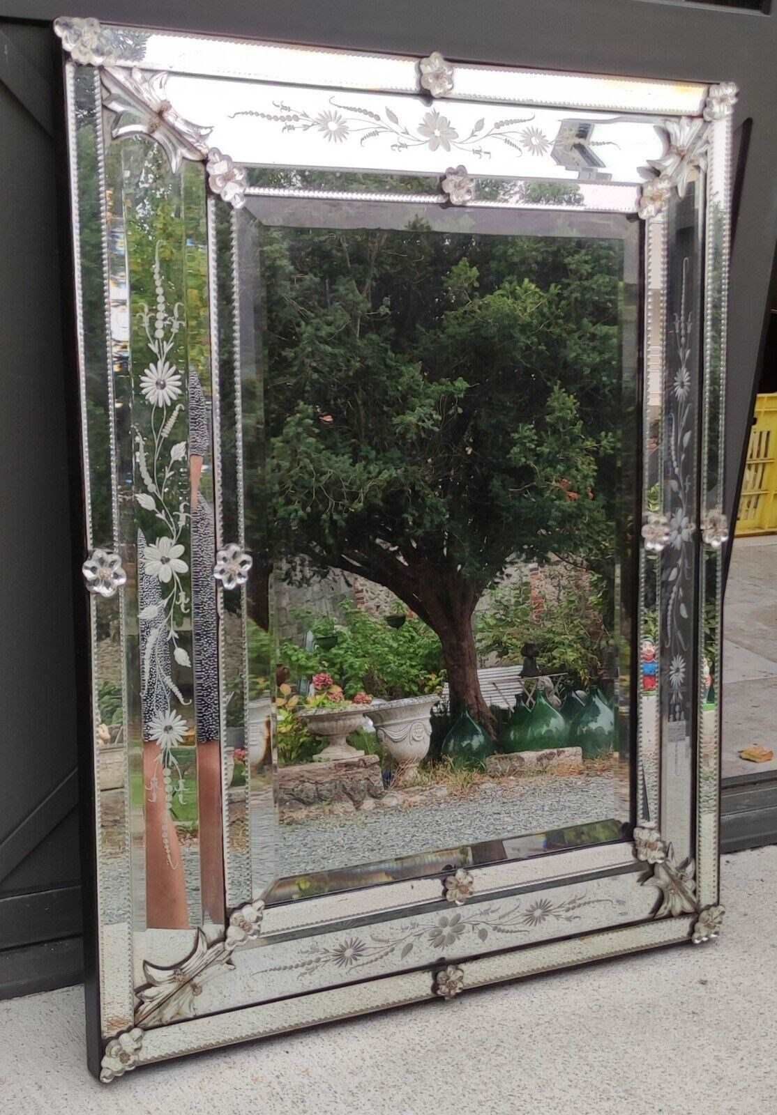 photo furniture Mid  20th Century Venetian 'Cushion' Mirror