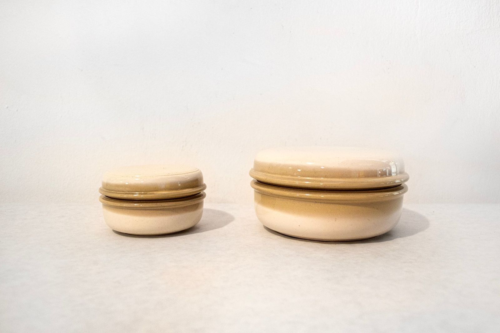 Ceramic Boxes By Franco Bucci For Pesaro Workshop, Italy, 1970s, Set Of 2
