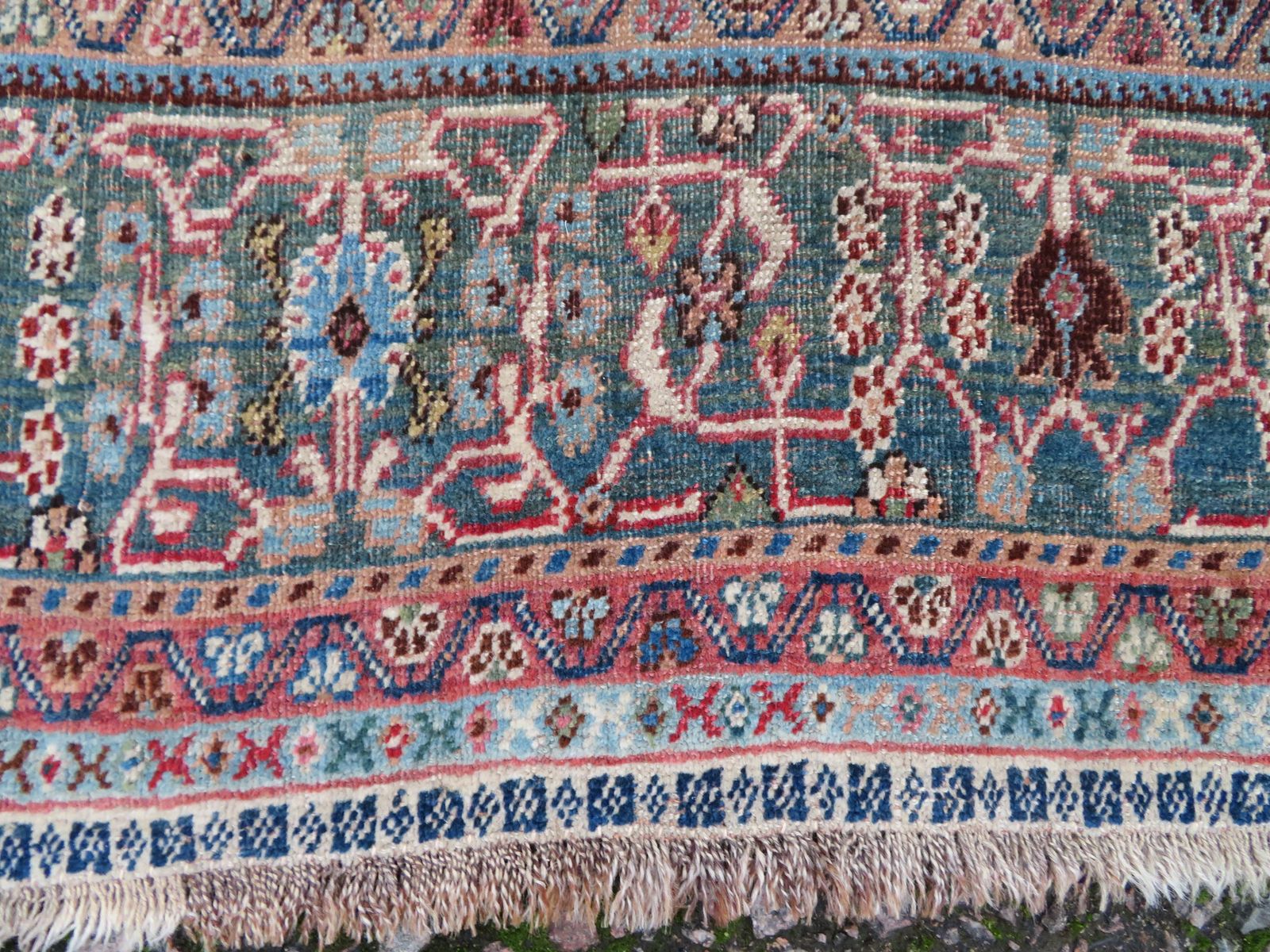 photo vinterior Unusual Qashqai Kashkuli Rug. 201cm X 145cm