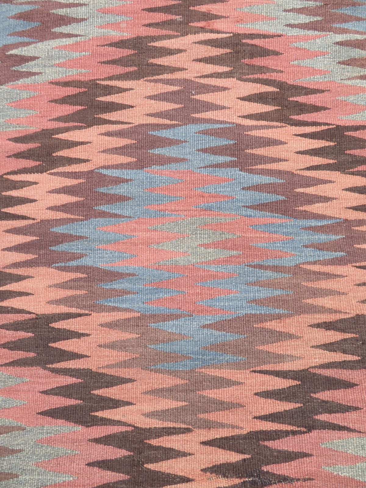 Rare Design Azerbaijan Mianeh Long Kilim Rug. 303cm X 120cm. photo 1295.0