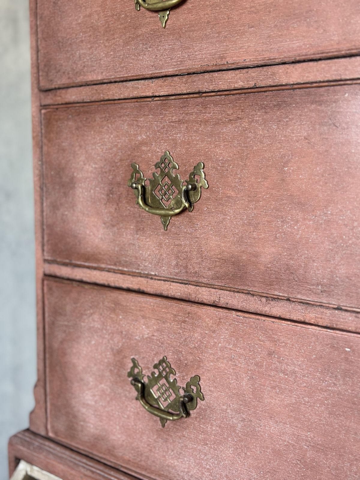 18th Century George III Period Painted Mahogany Secretaire Tallboy photo 4300.0