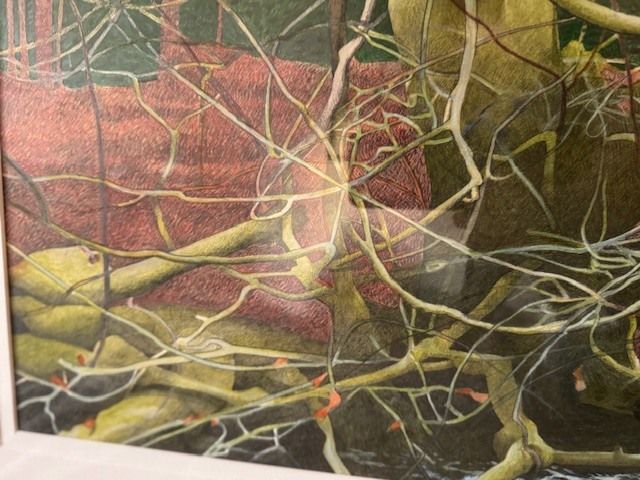 On The Banks Of The River Bedelder By Annie Ovenden photo vintage