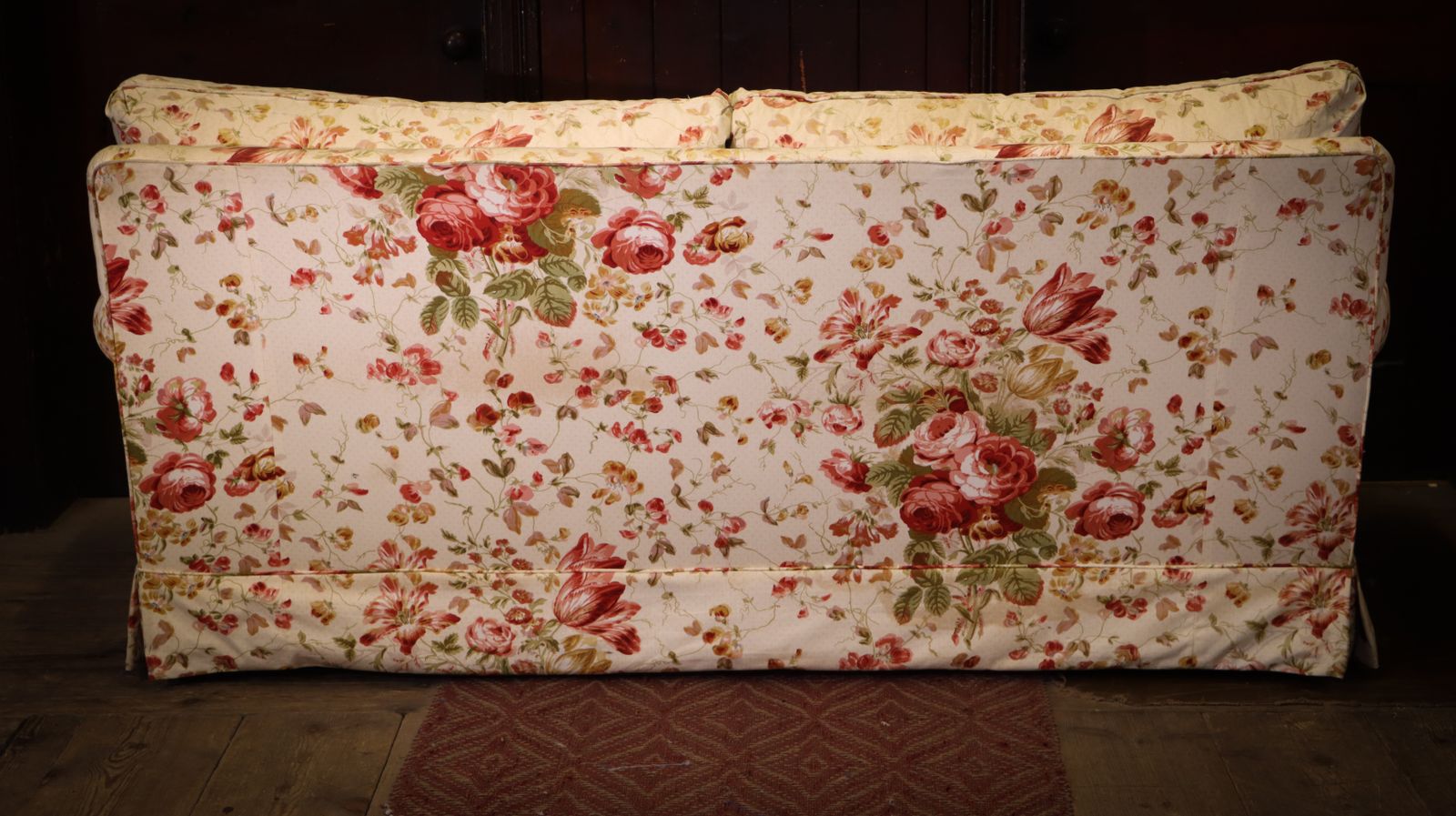 photo vinterior Exquisite Peter Dudgeon 2 Seater Sofa Colefax And Fowler Chintz Country House