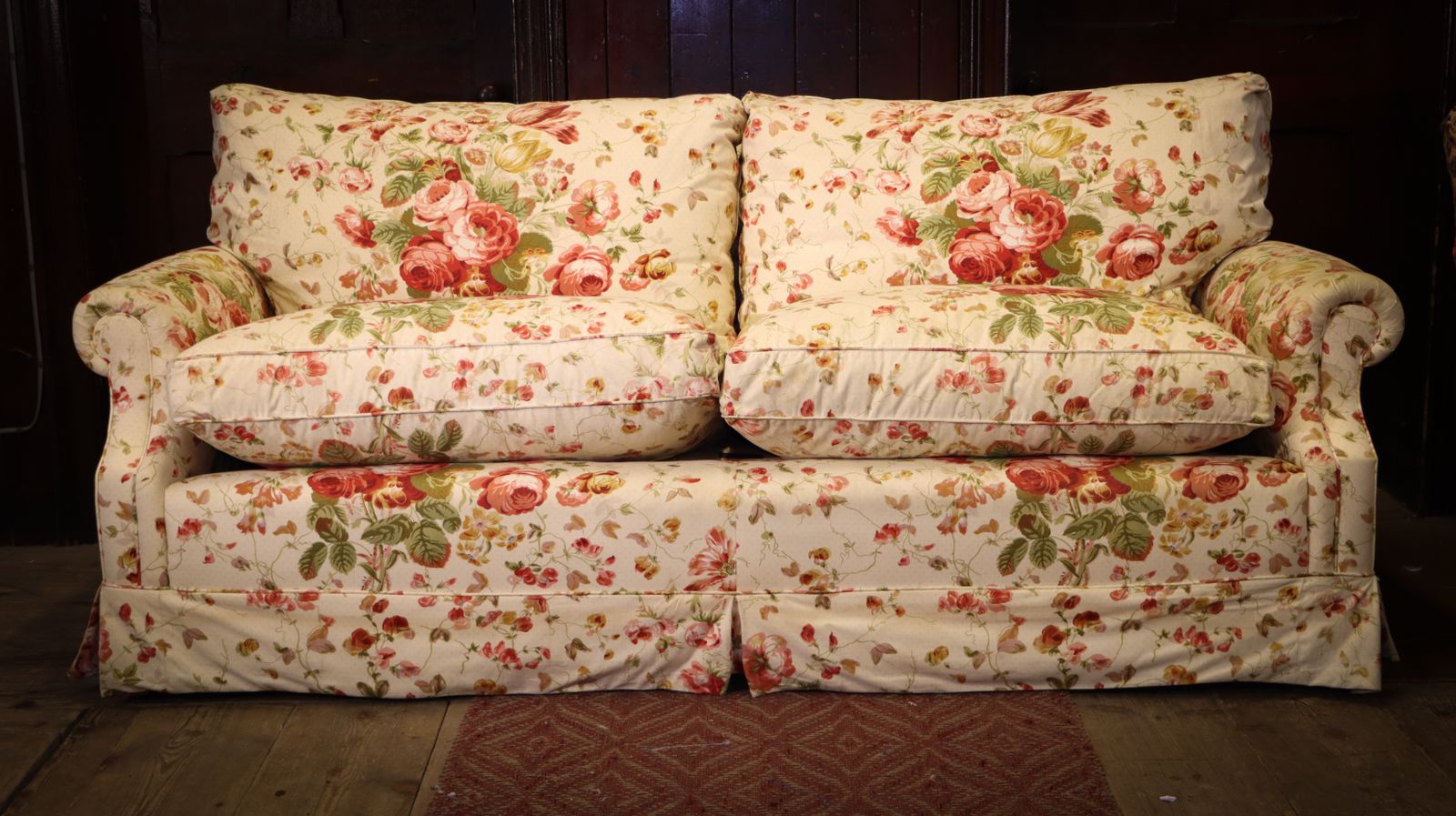 Exquisite Peter Dudgeon 2 Seater Sofa Colefax And Fowler Chintz Country House photo Furniture
