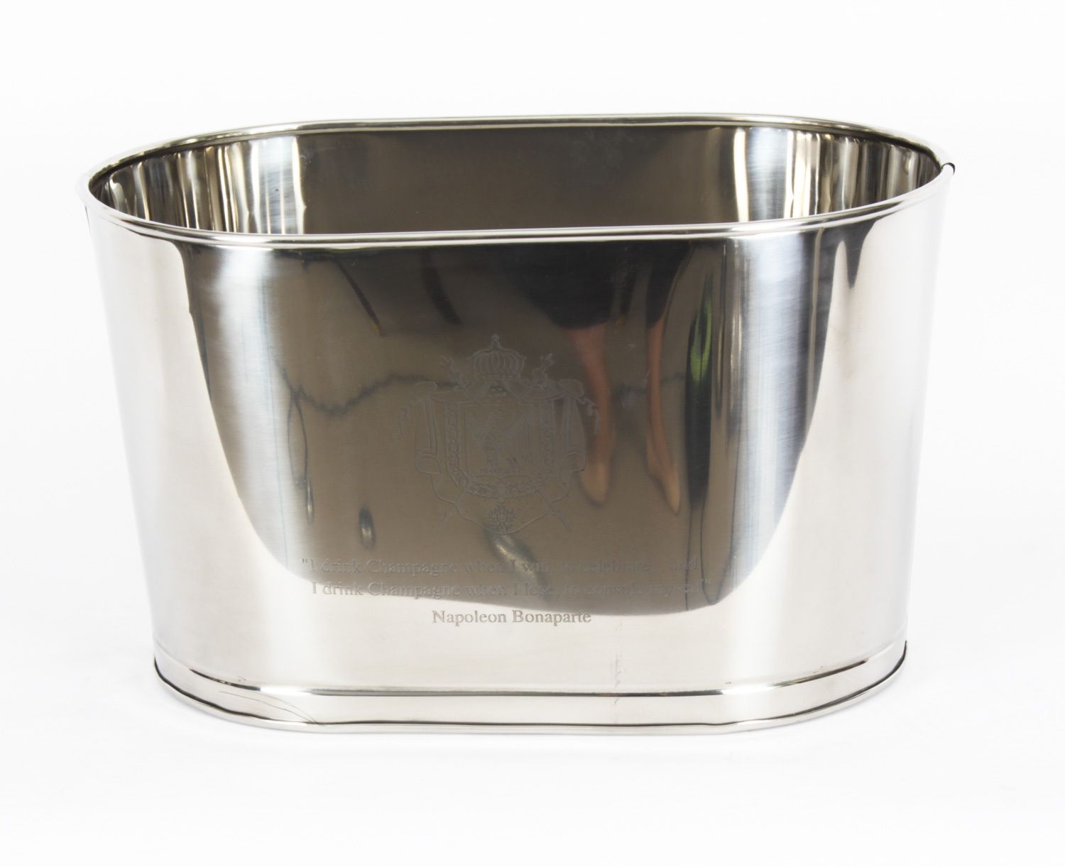 photo furniture Vintage 5 Bottle Silver Plated Wine Cooler Ice Bucket 20th C