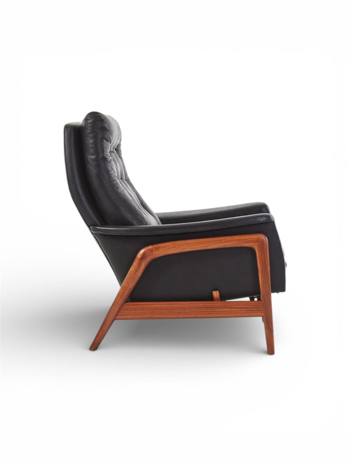 photo furniture Folke Ohlsson Mid Century “Arizona” Armchair & Footstool Dux Sweden 1960s