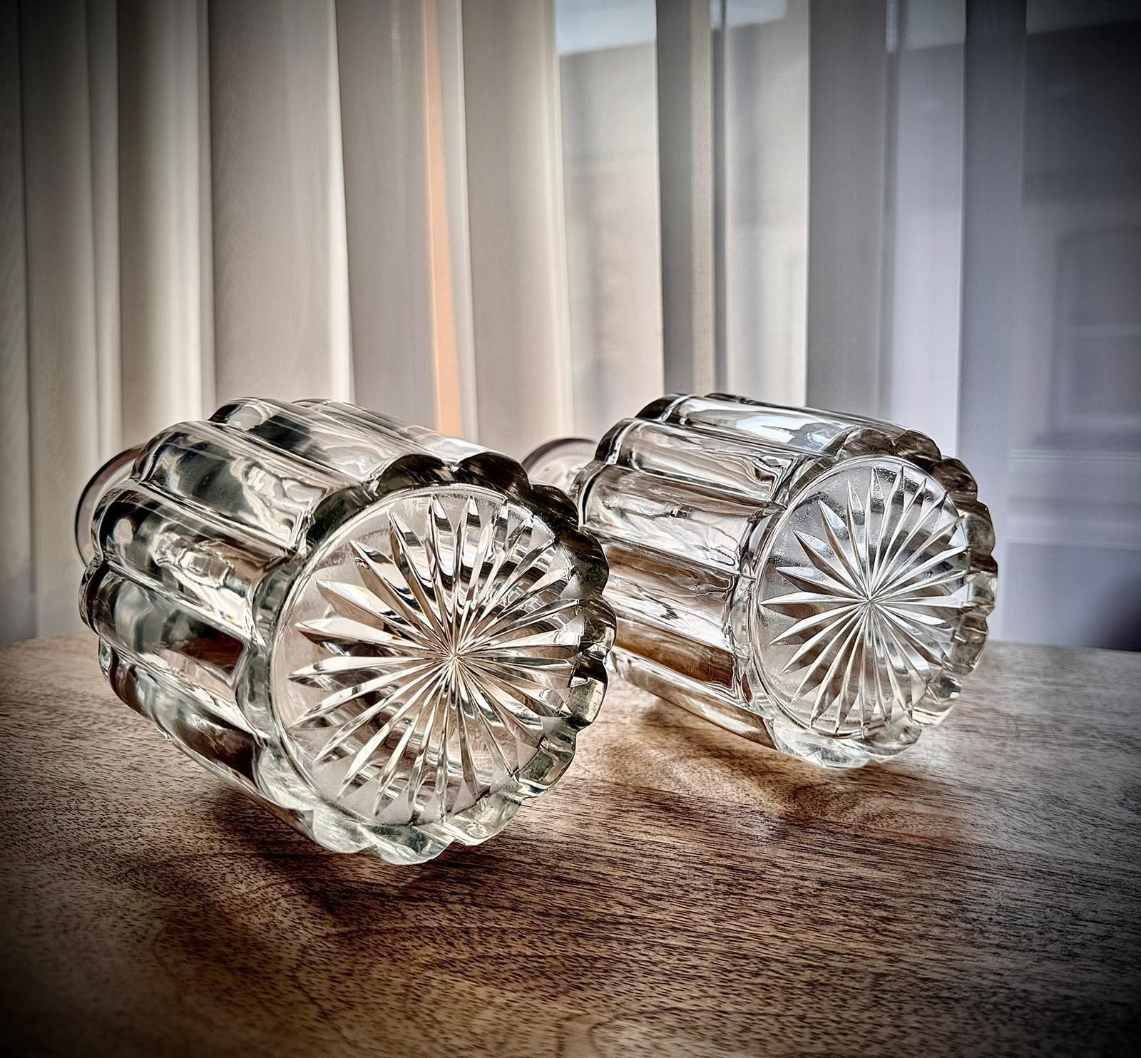 photo for sale Matched Pair Of Georgian–Regency Cut Glass Decanters, C.1820–1835