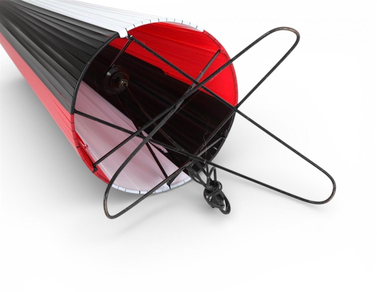 Swedish Space‑Age Plastic & Wire Floor Lamp, 1950s/60s photo for sale