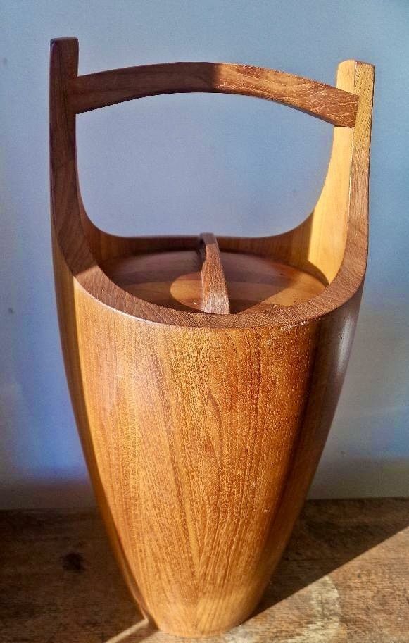 Teak Congo Ice Bucket By Jens Quitsgaard For Dansk Designs, 1954