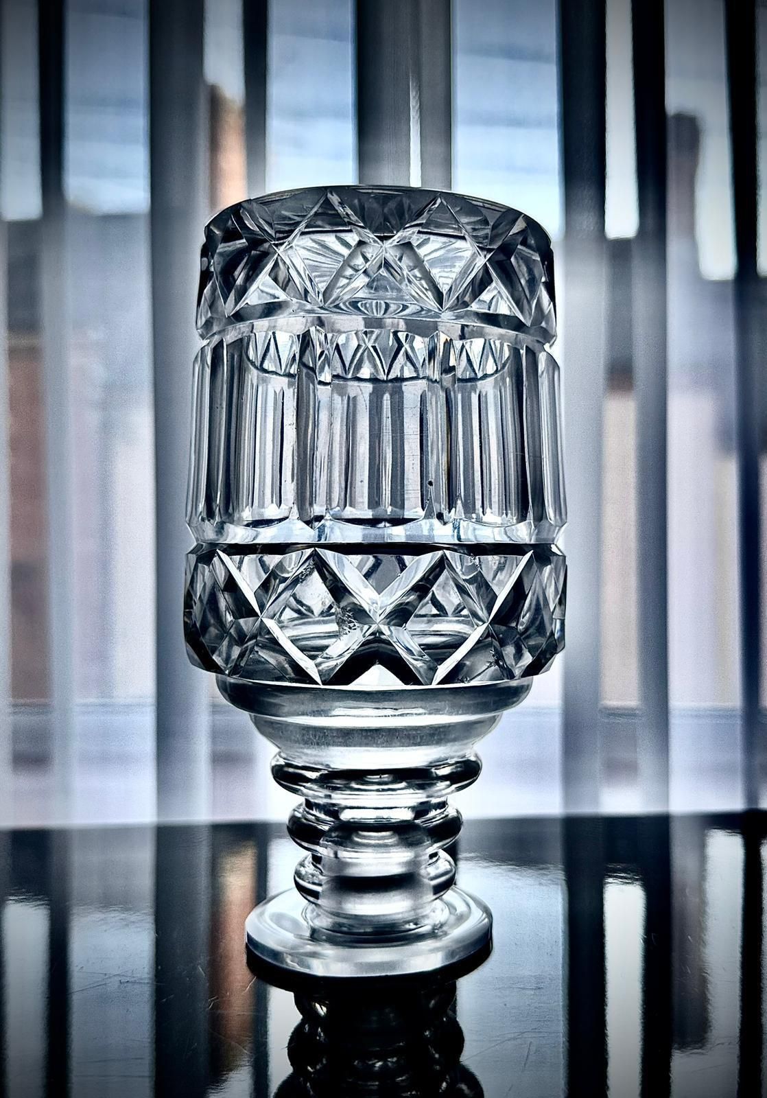 Georgian Cut Glass Decanter, England C.1820 – Early 19th Century photo 155.0