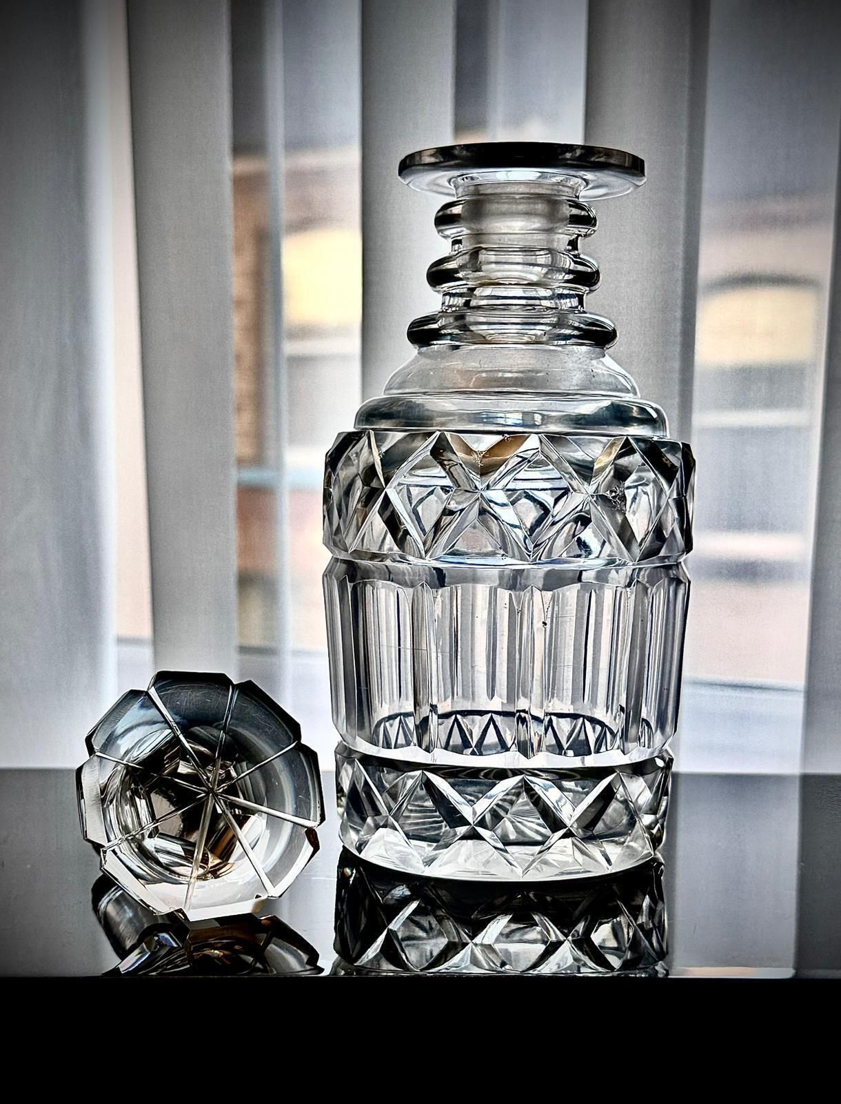 Georgian Cut Glass Decanter, England C.1820 – Early 19th Century photo buy
