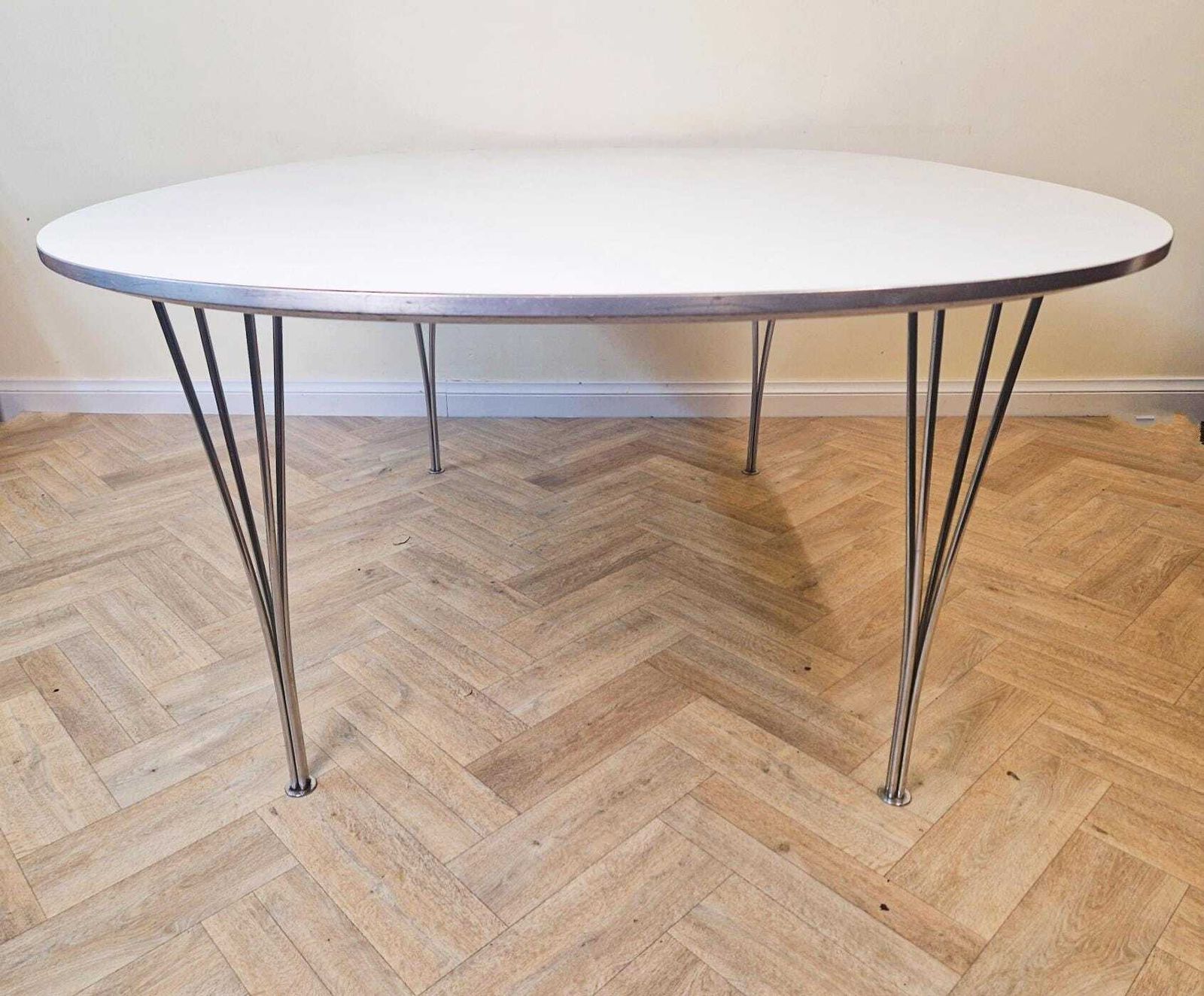 Piet Hein For Fritz Hansen Superellipse Mid Century Danish Design Oval Dining Table Bl821 photo buy