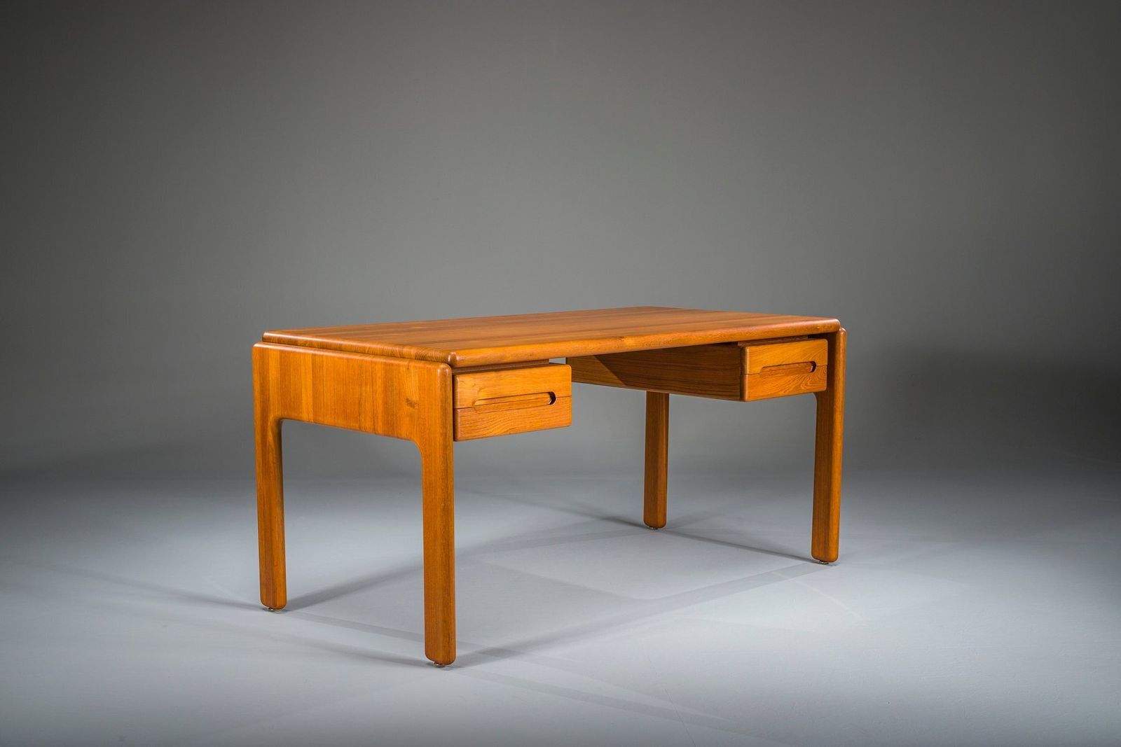 Vintage Danish Cabinetmaker Desk In Teak, 1950s photo Furniture
