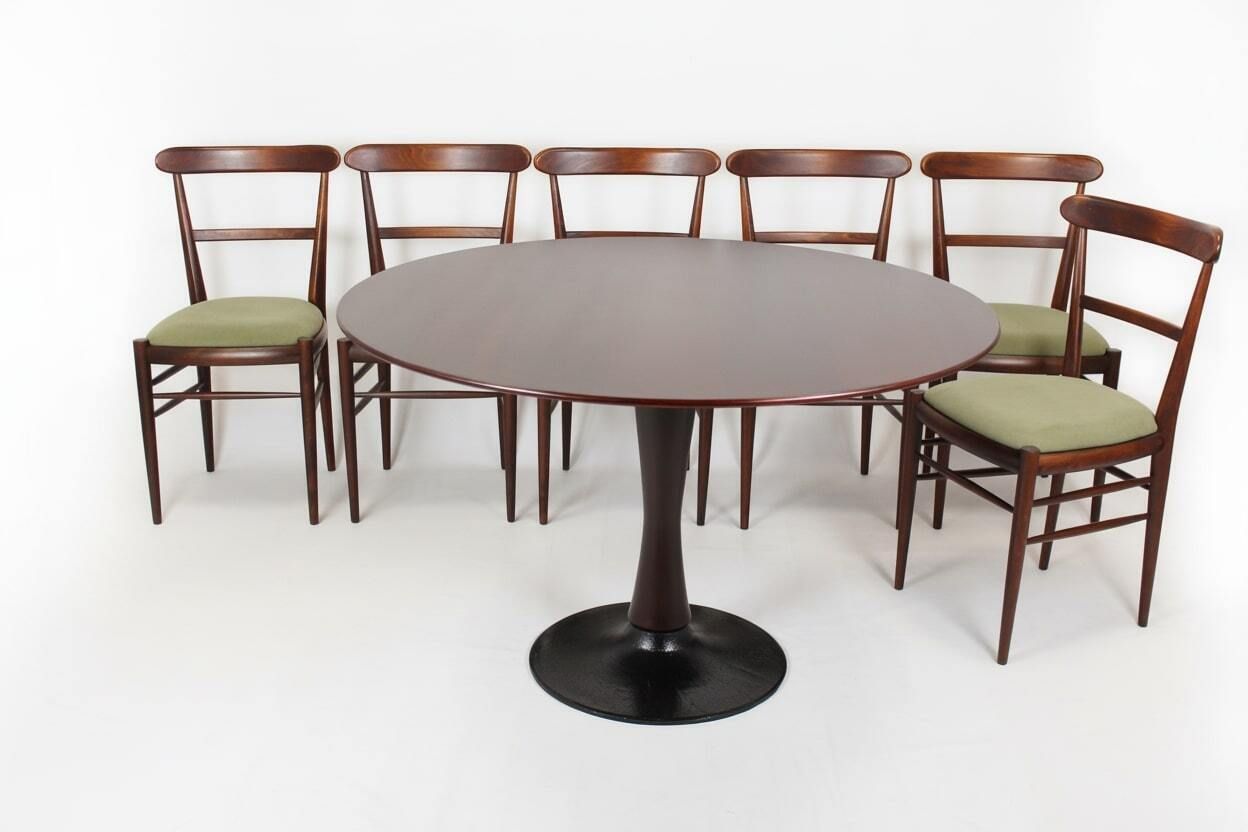 Restored Mid Century Modern Dining Set, Czechoslovakia, 1960s
