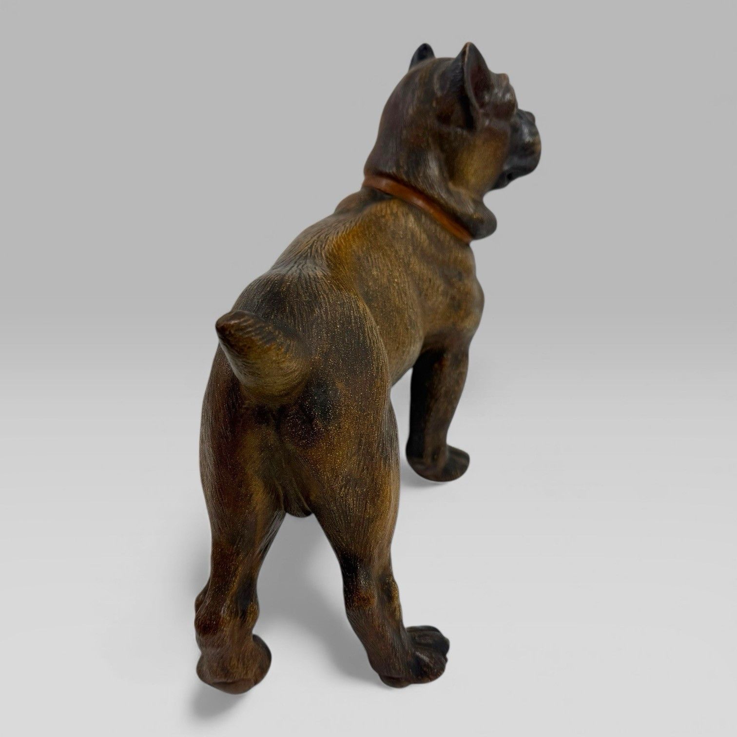 photo furniture Antique Austrian Terracotta Life Size Pug Puppy Dog Sculpture