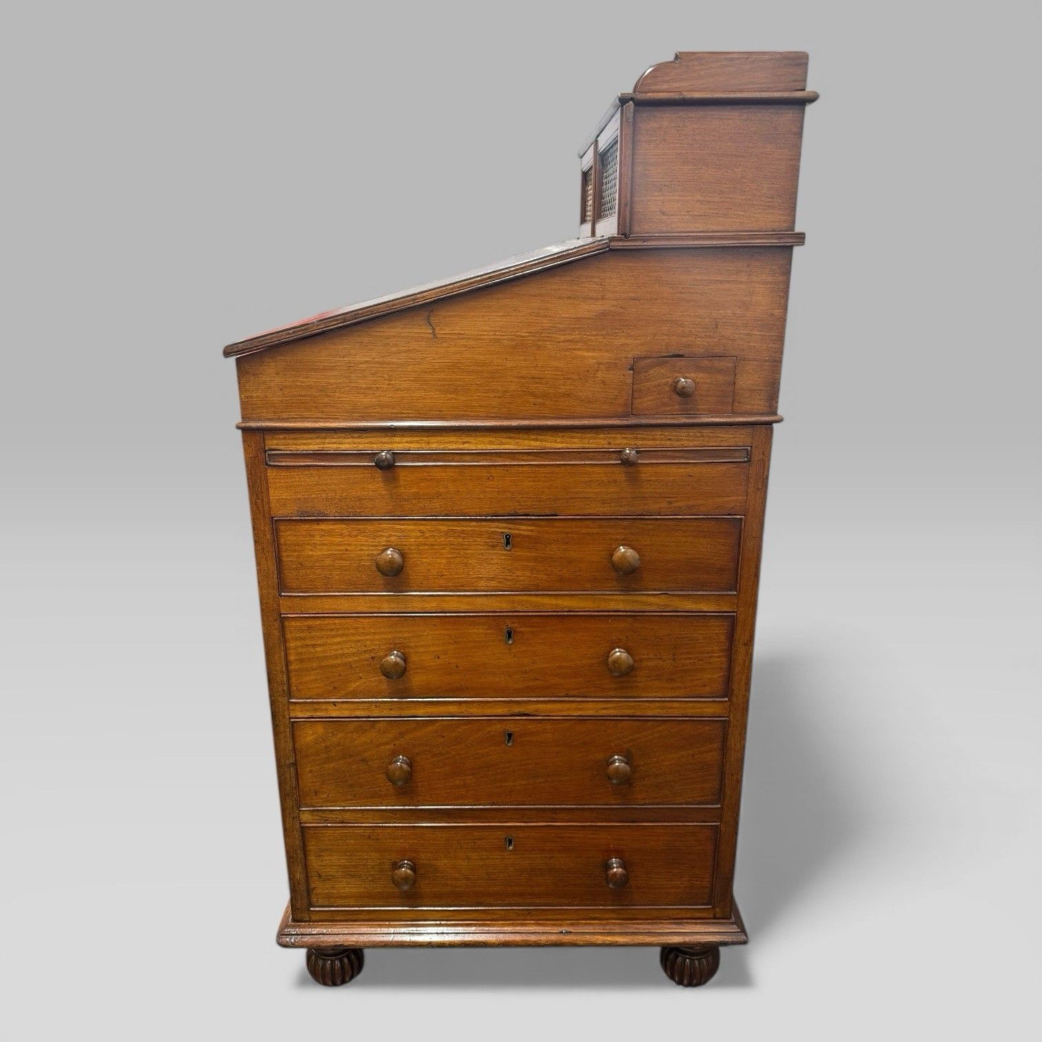 photo for sale Antique Mahogany Davenport Desk By Gillows Of Lancaster