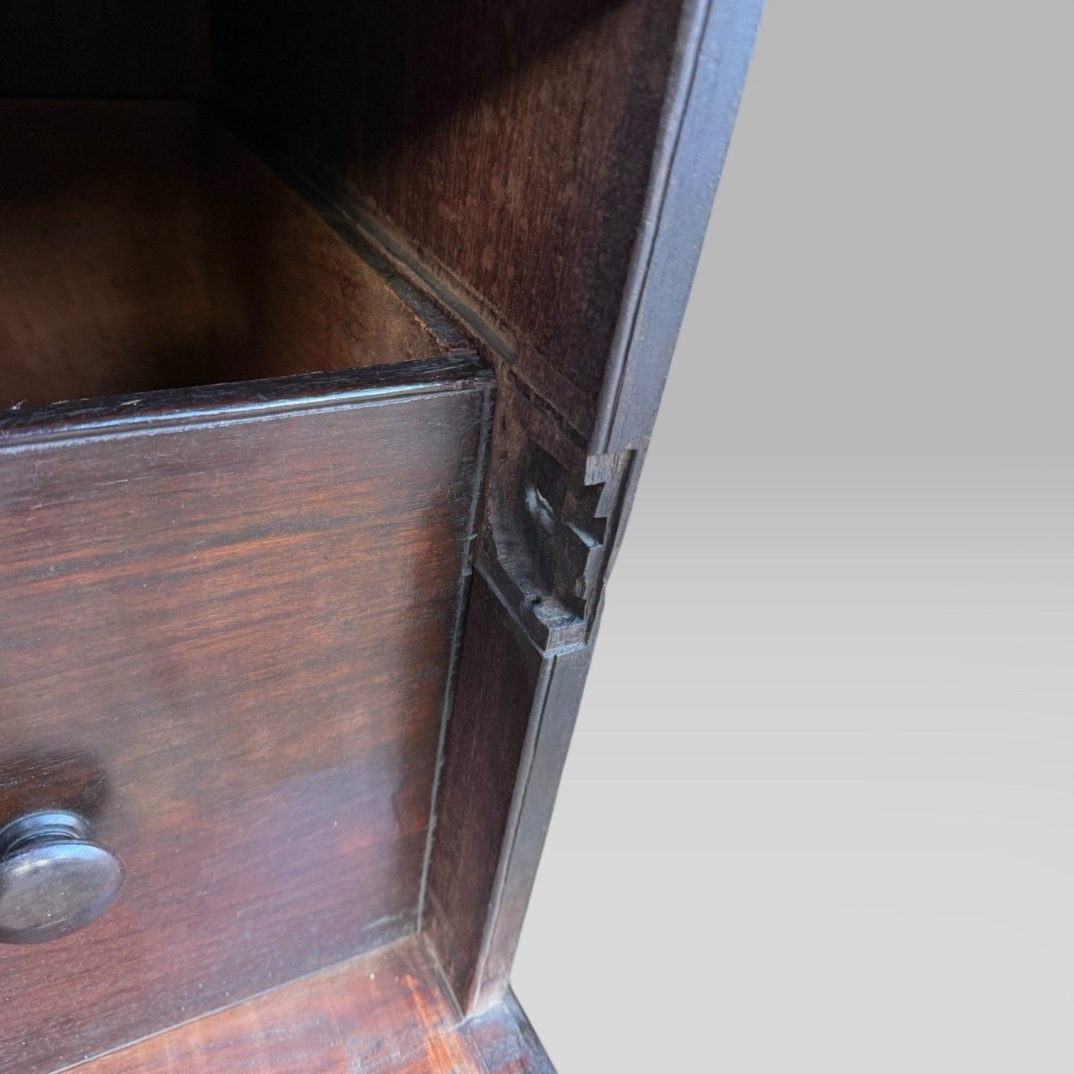 photo for sale Antique Regency/William IV Anglo Indian Padouk Carved Sideboard Or Desk