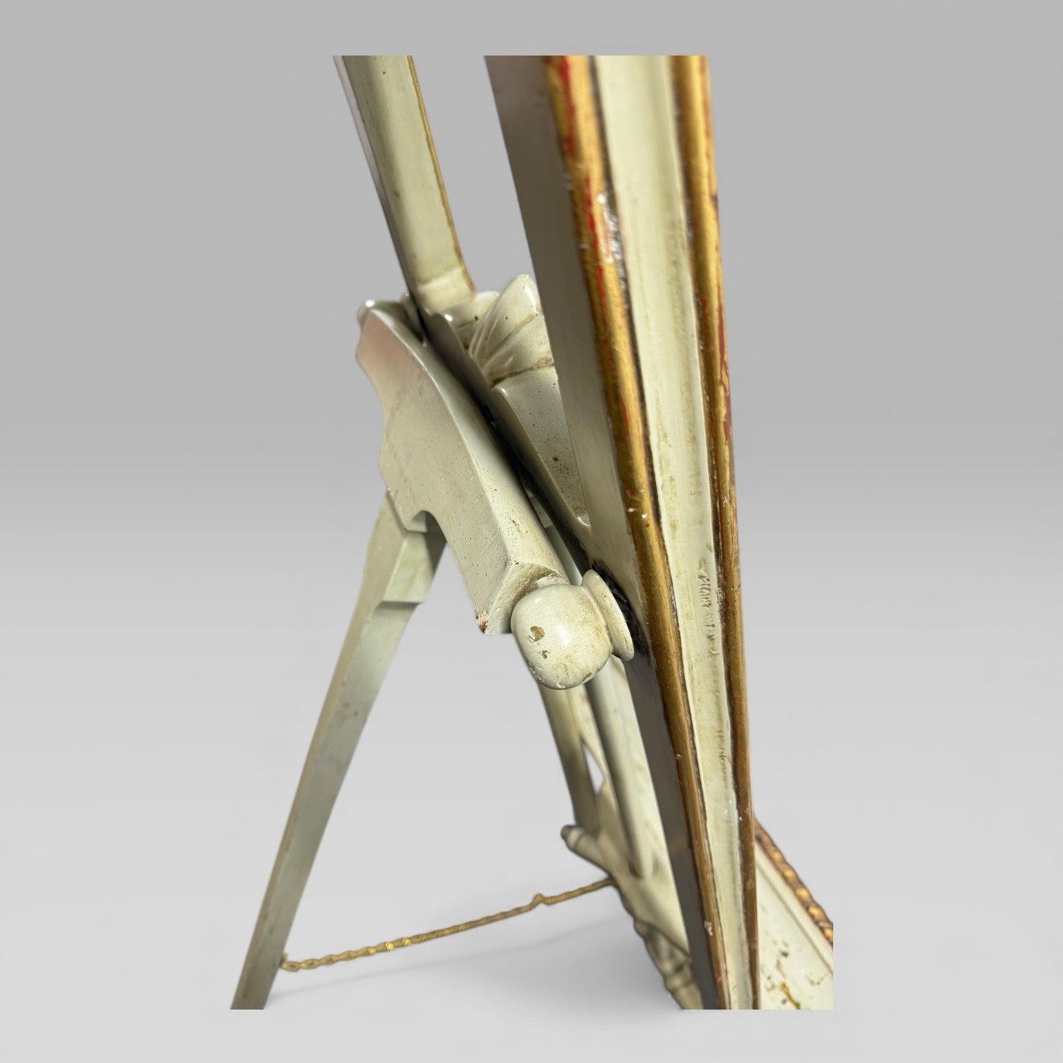 photo for sale Antique Victorian Painted And Gilt Louis XV Style Artist’s Easel, Film Prop