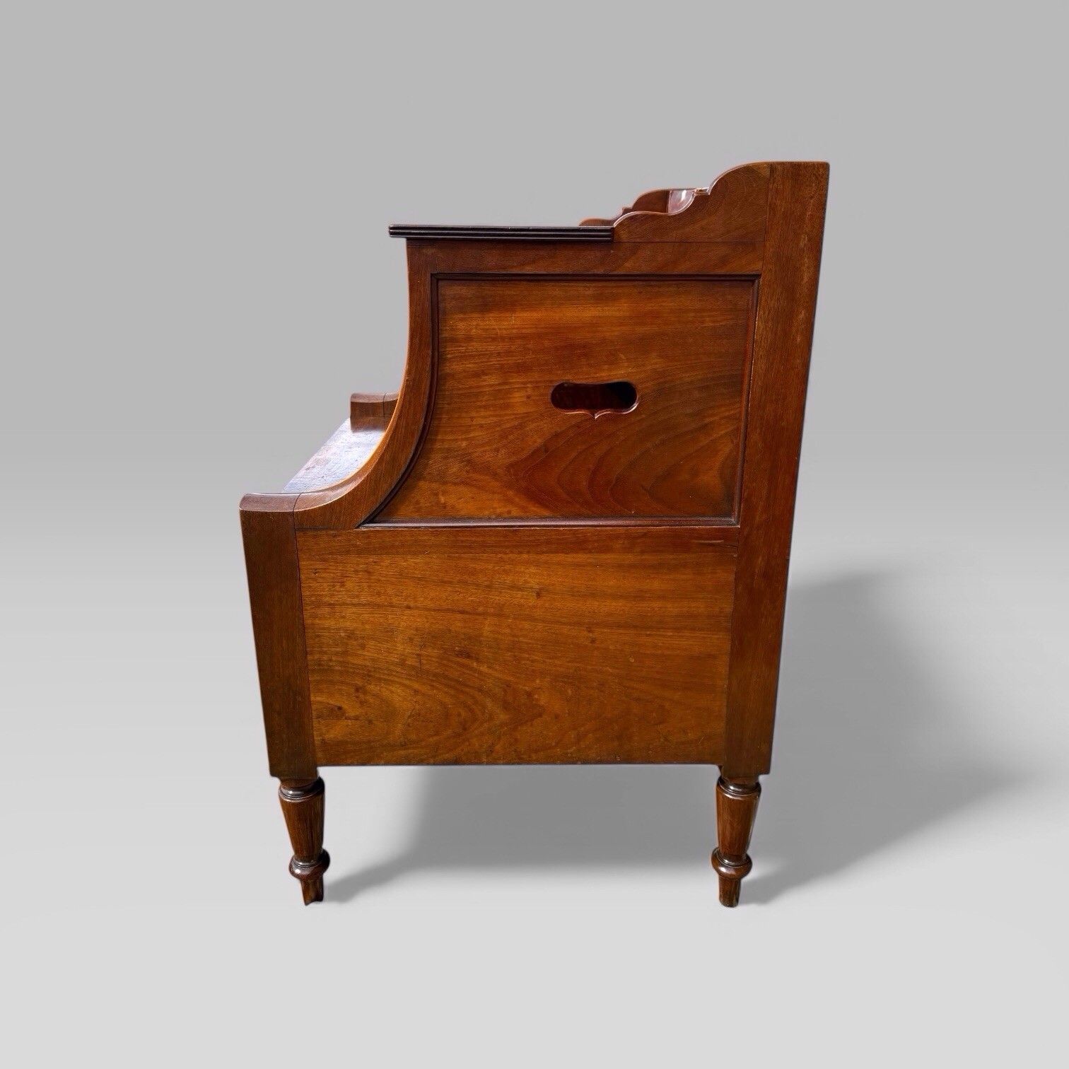 photo buy Antique Georgian Gillows Mahogany Bedside Table Cabinet | Pot Cupboard