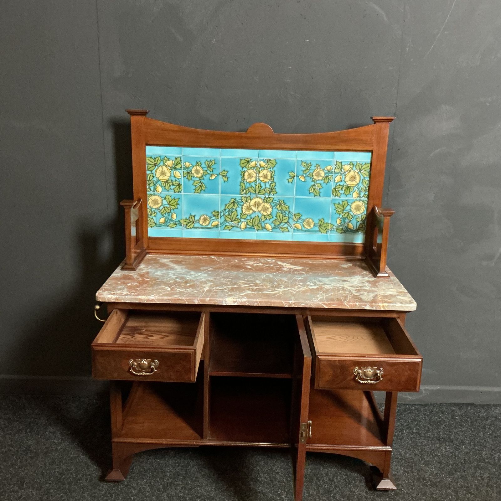 Antique Washstand, 1800s, Mahogany photo Furniture