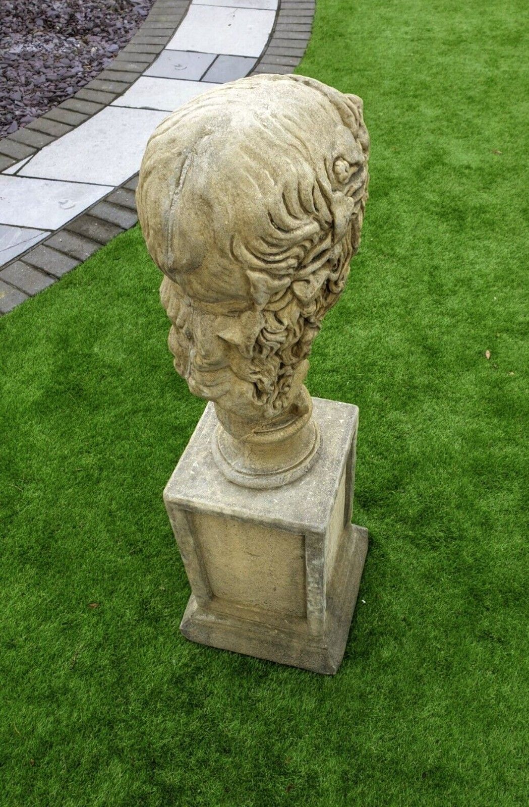 Dionysus God Of Wine & Love Garden Ornament English Stone Delivery Available 0049. photo Garden Decor