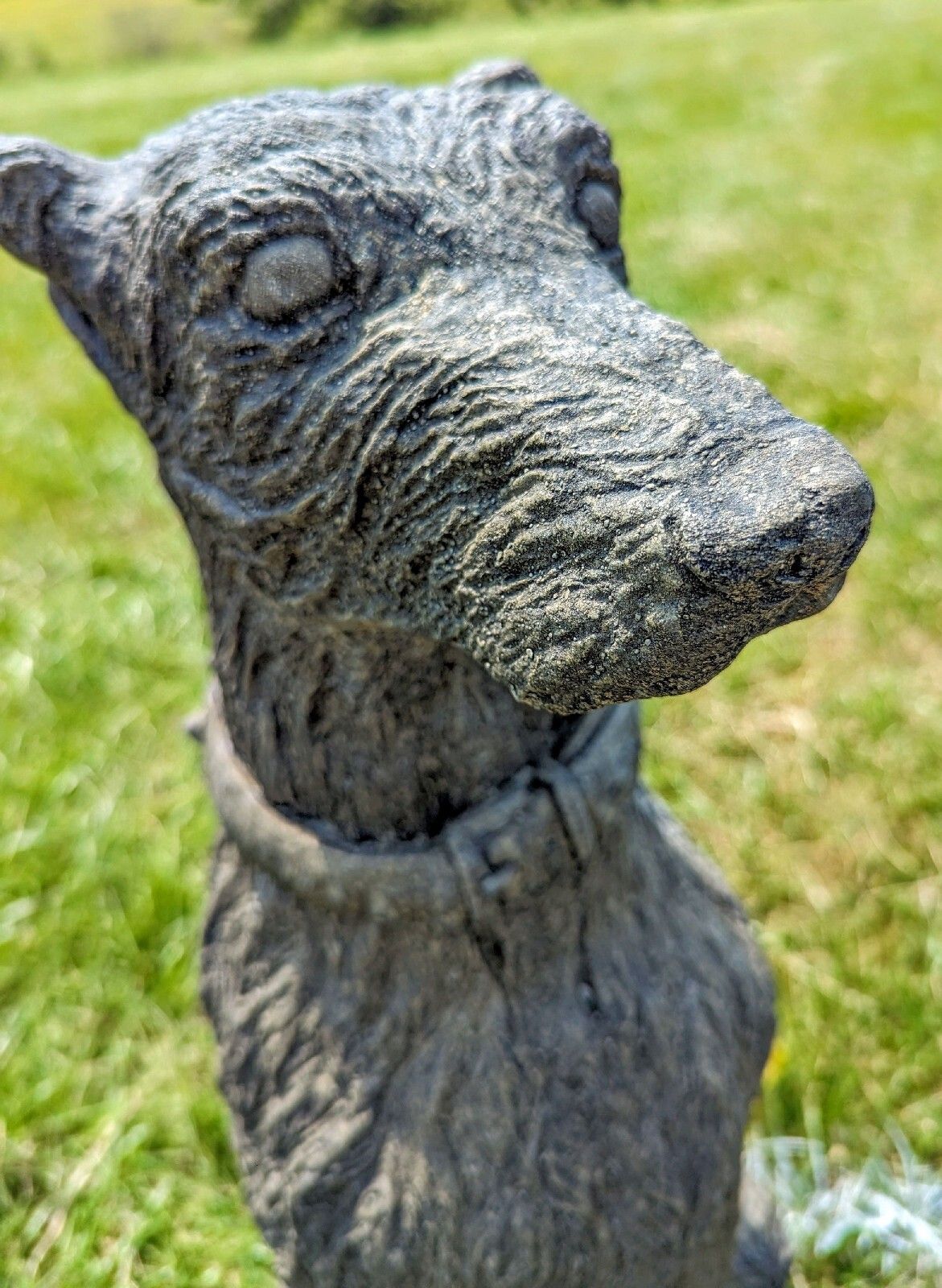 19th Centuary Style Vintage Stone Ornament  Deer Hounds (Delivery Available  0056. photo furniture
