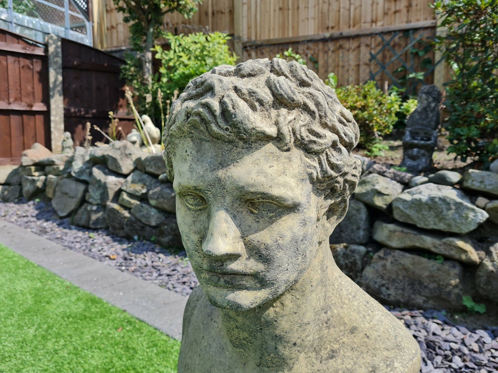 Adonis Garden Statue In English Stone Delivery Available 0215. photo 277.0