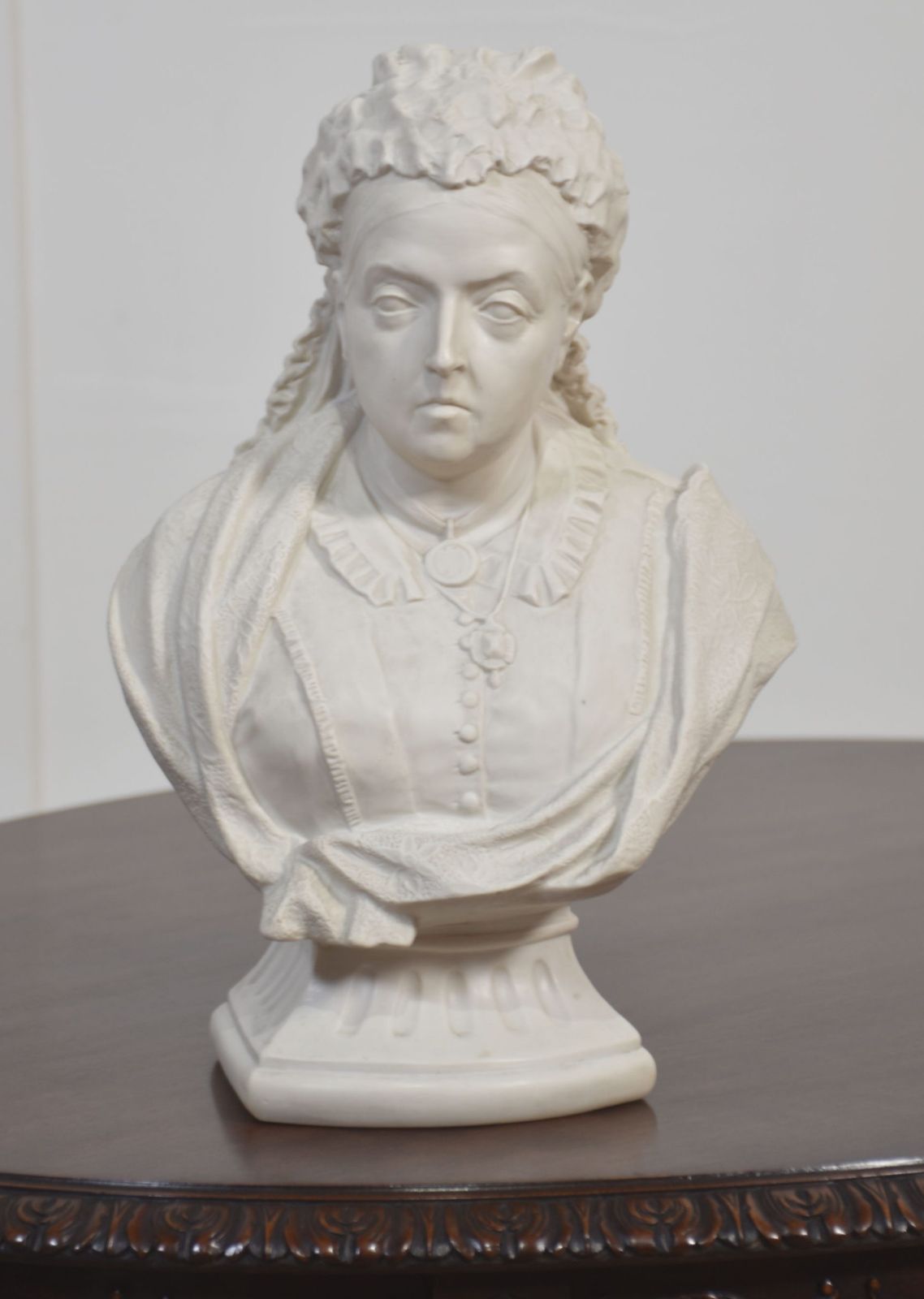 Parian Bust Of Queen Victoria, Mid 20th Century