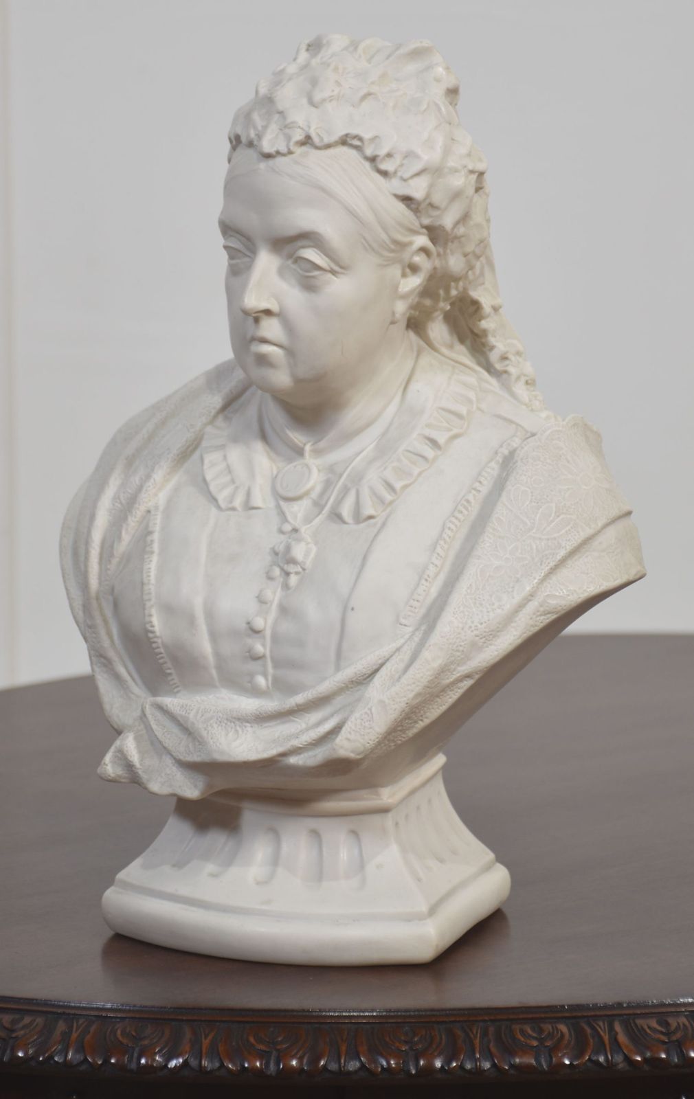 Parian Bust Of Queen Victoria, Mid 20th Century photo furniture