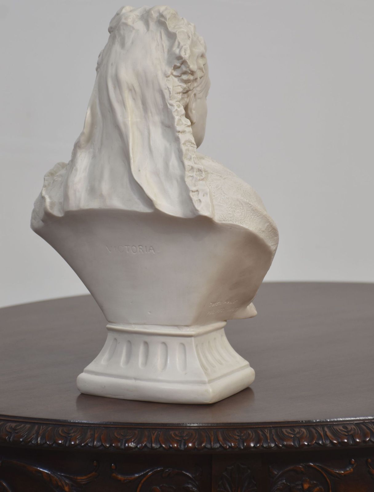 Parian Bust Of Queen Victoria, Mid 20th Century photo Art