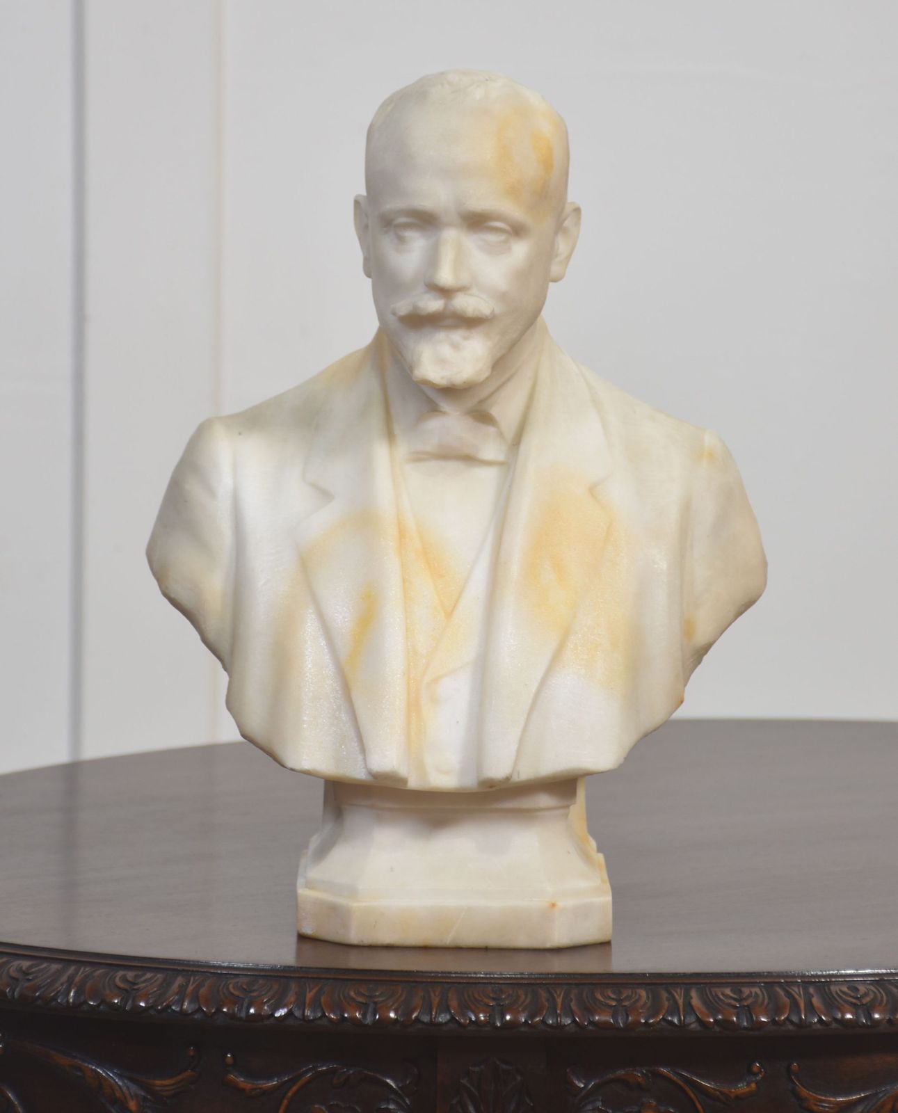 Marble Portrait Bust Of A Gentleman