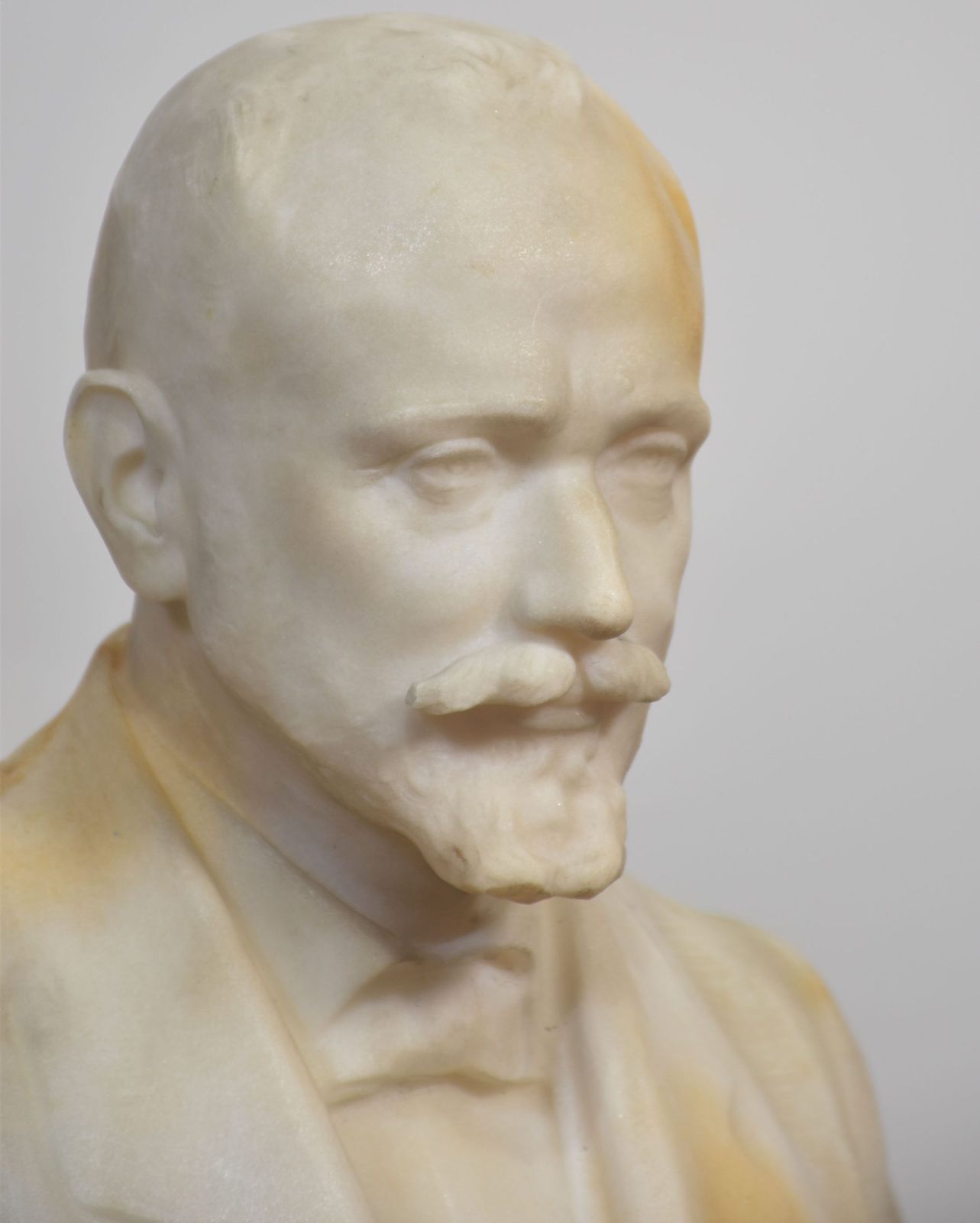 Marble Portrait Bust Of A Gentleman photo vintage