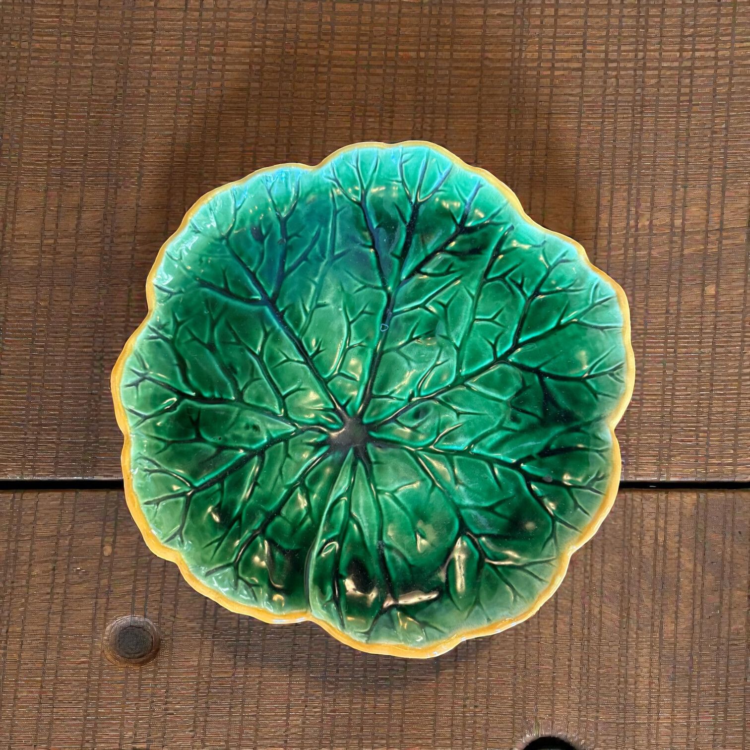 Pair Of Minton Majolica Plates Circa 1880 photo Home Decor