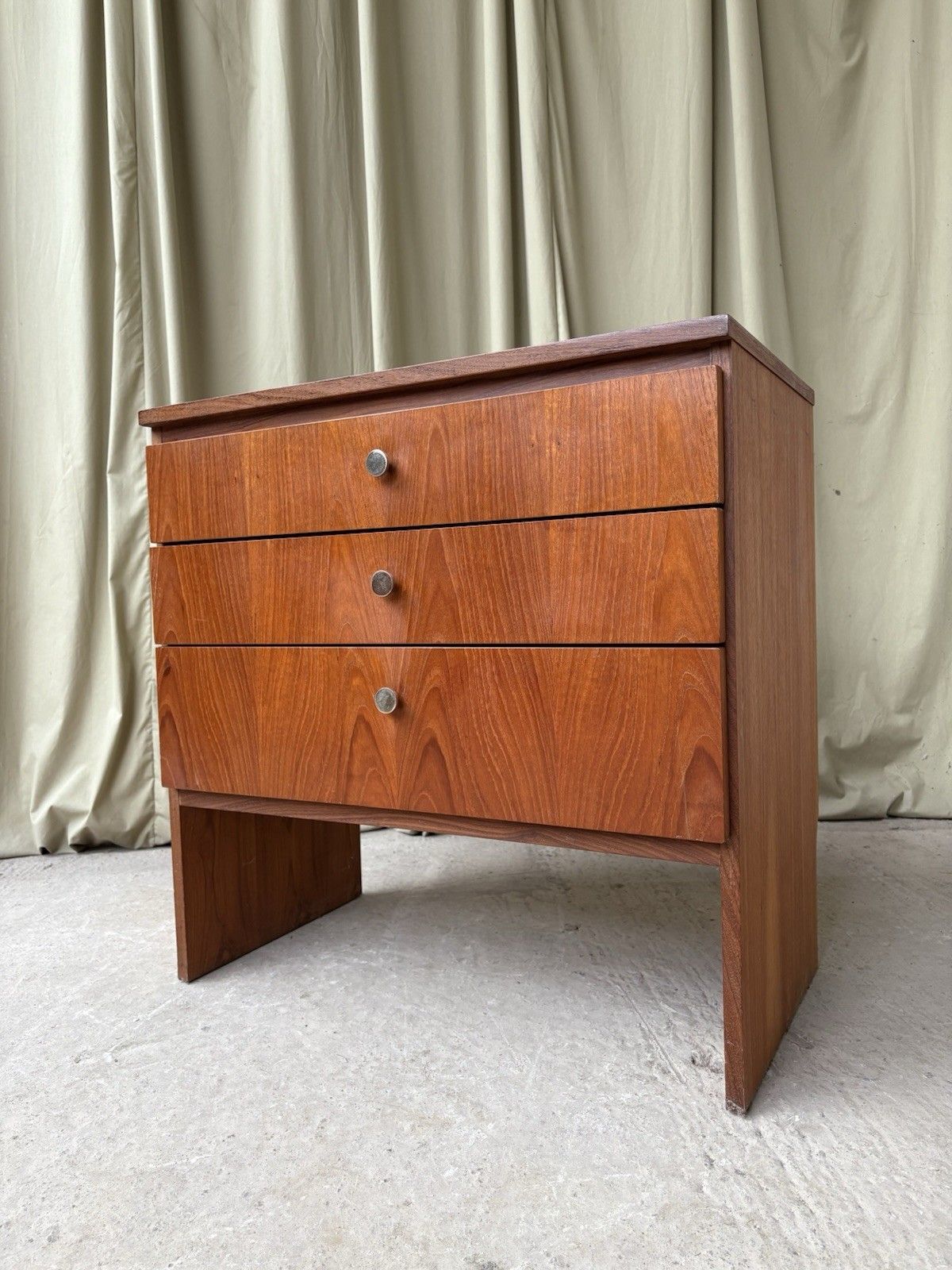 Vtg Mid Century Teak Chest Of Drawers Tallboy Scandi Danish Retro R980 photo buy